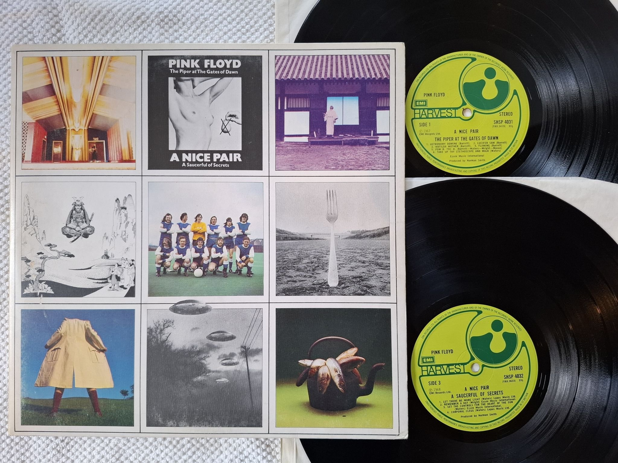 Omslagsbild för skivan PINK FLOYD a nice pair 2xLP -73 SHDW 403 Harvest