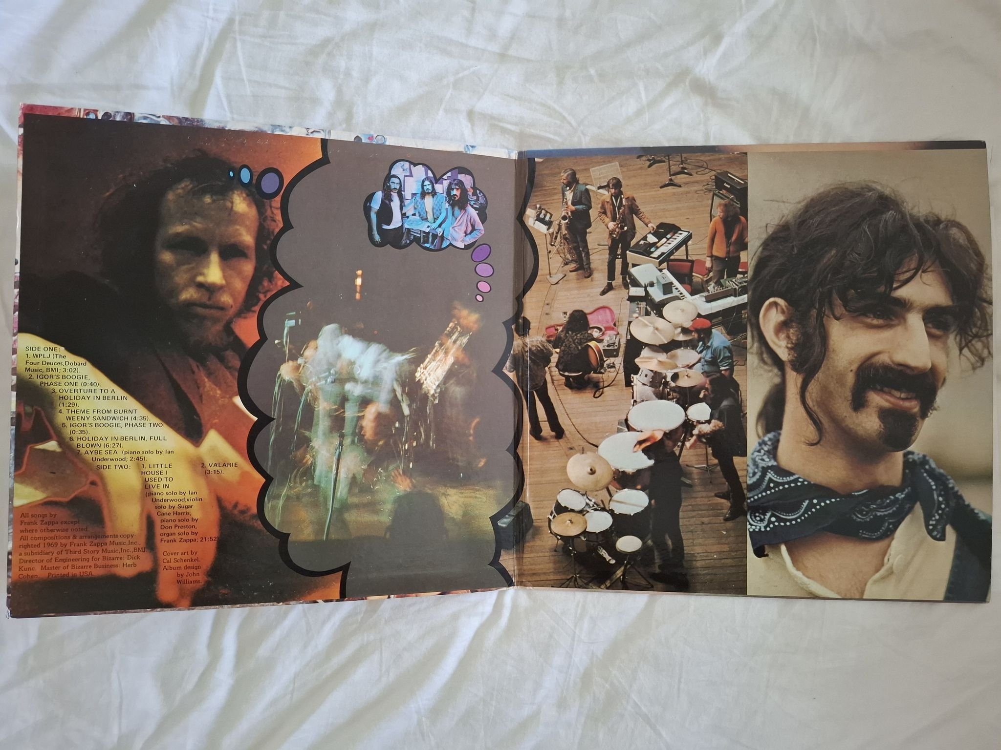 Omslagsbild för skivan THE MOTHERS OF INVENTION burnt weeny sandwich LP -70 RS 6370 Reprise Records