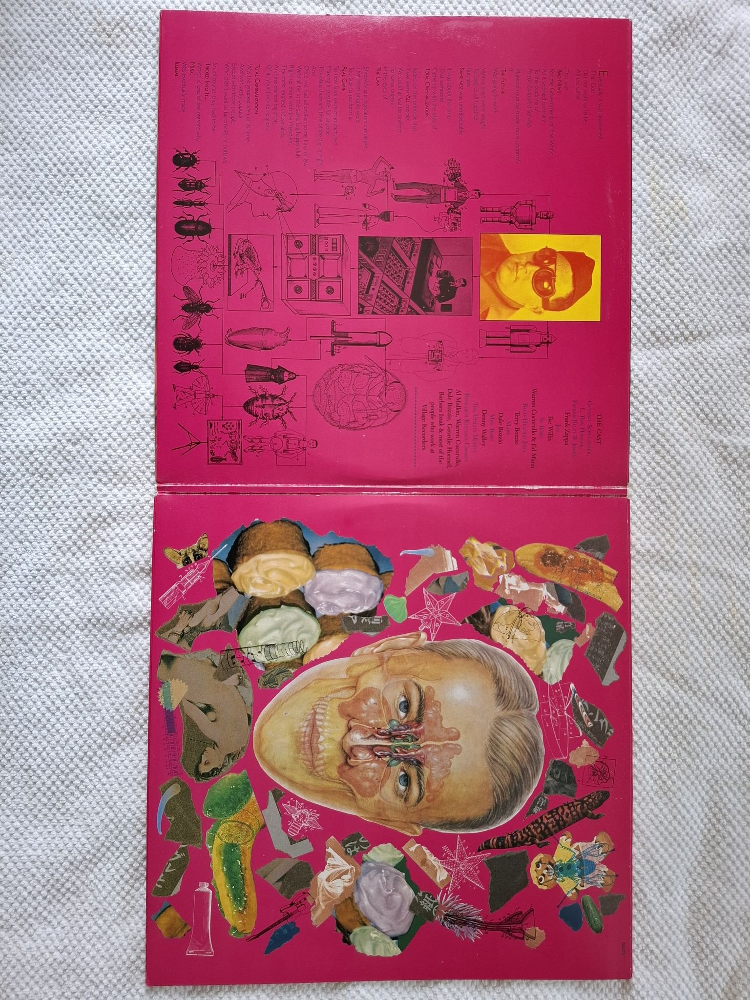 Omslagsbild för skivan FRANK ZAPPA joe´s garage acts II & III 2xLP -79 CBS 88475