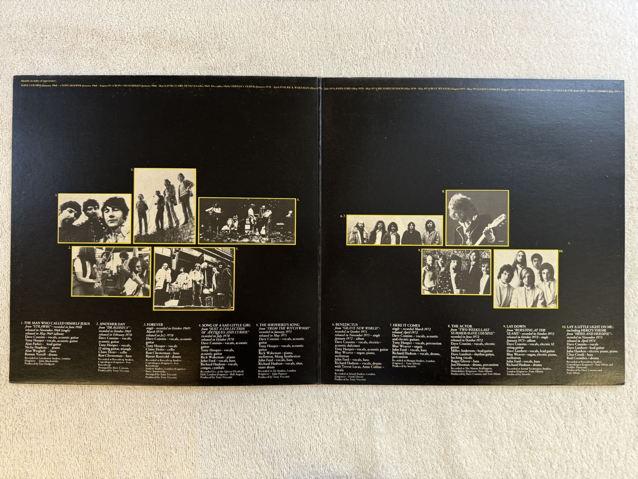 Omslagsbild för skivan STRAWBS strawbs by choice LP -74 AMLH 68259 A&M Records