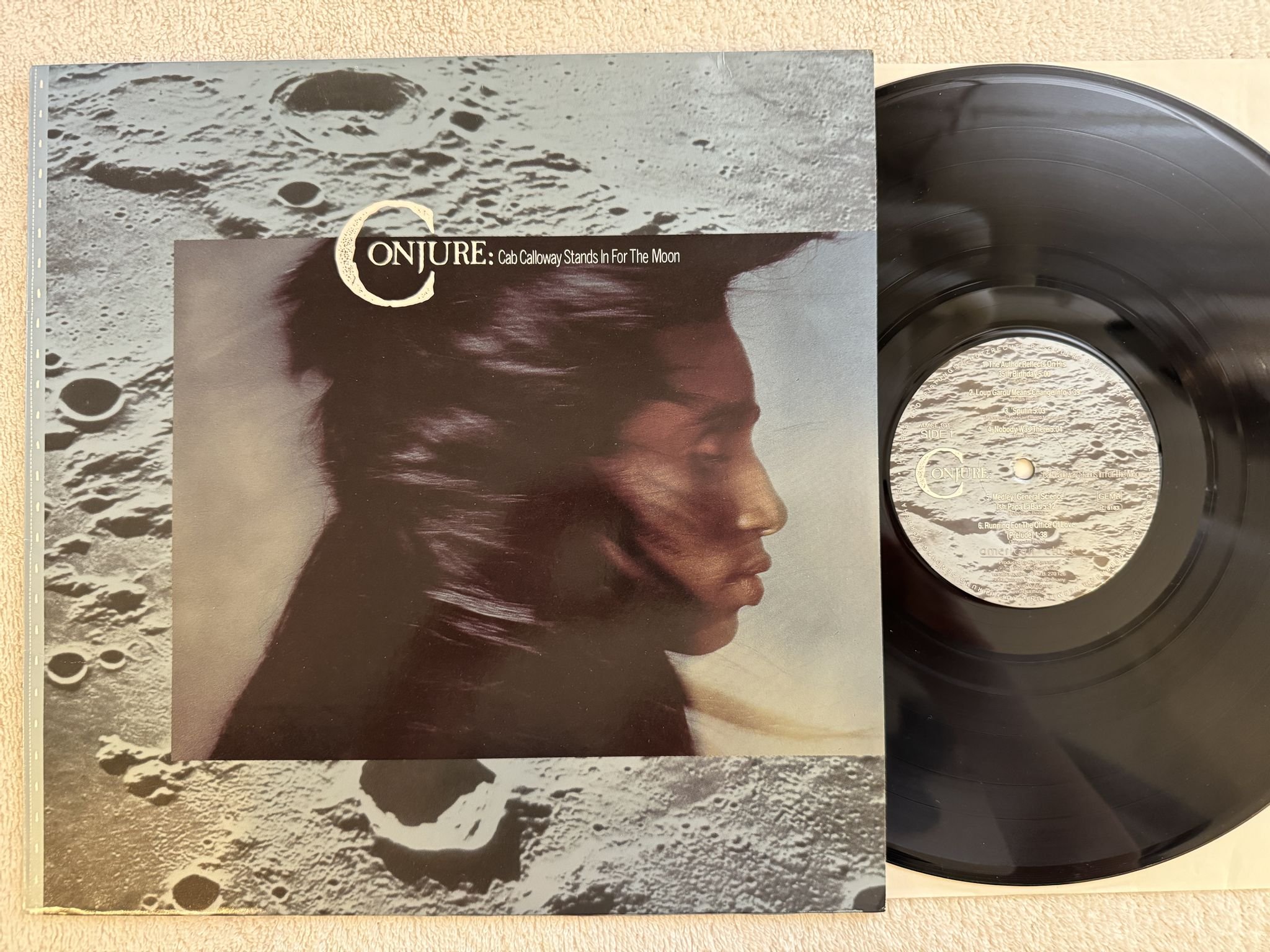 Omslagsbild för skivan CONJURE cab colloway stands in for the moon LP -88 AMCL 1015 American clavé