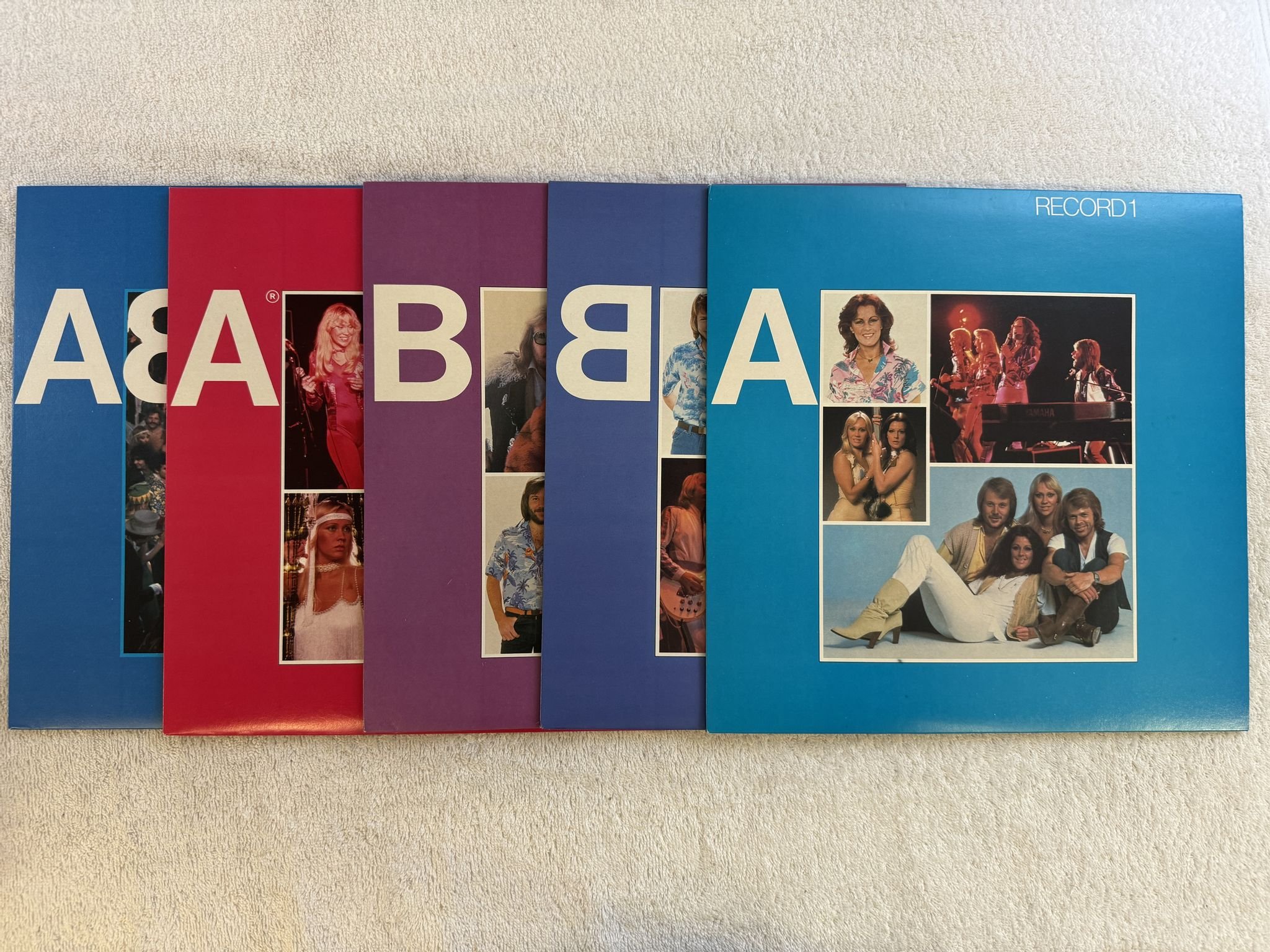 Omslagsbild för skivan ABBA the best of ABBA 5x LP -82 GABA A-112 CBS