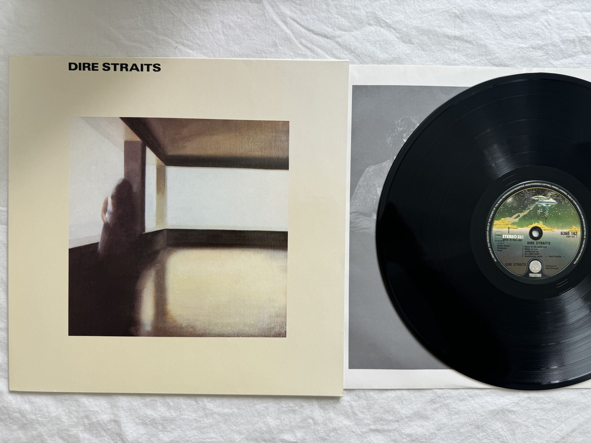 Omslagsbild för skivan DIRE STRAITS dire straits LP -78 6360 162 Vertigo