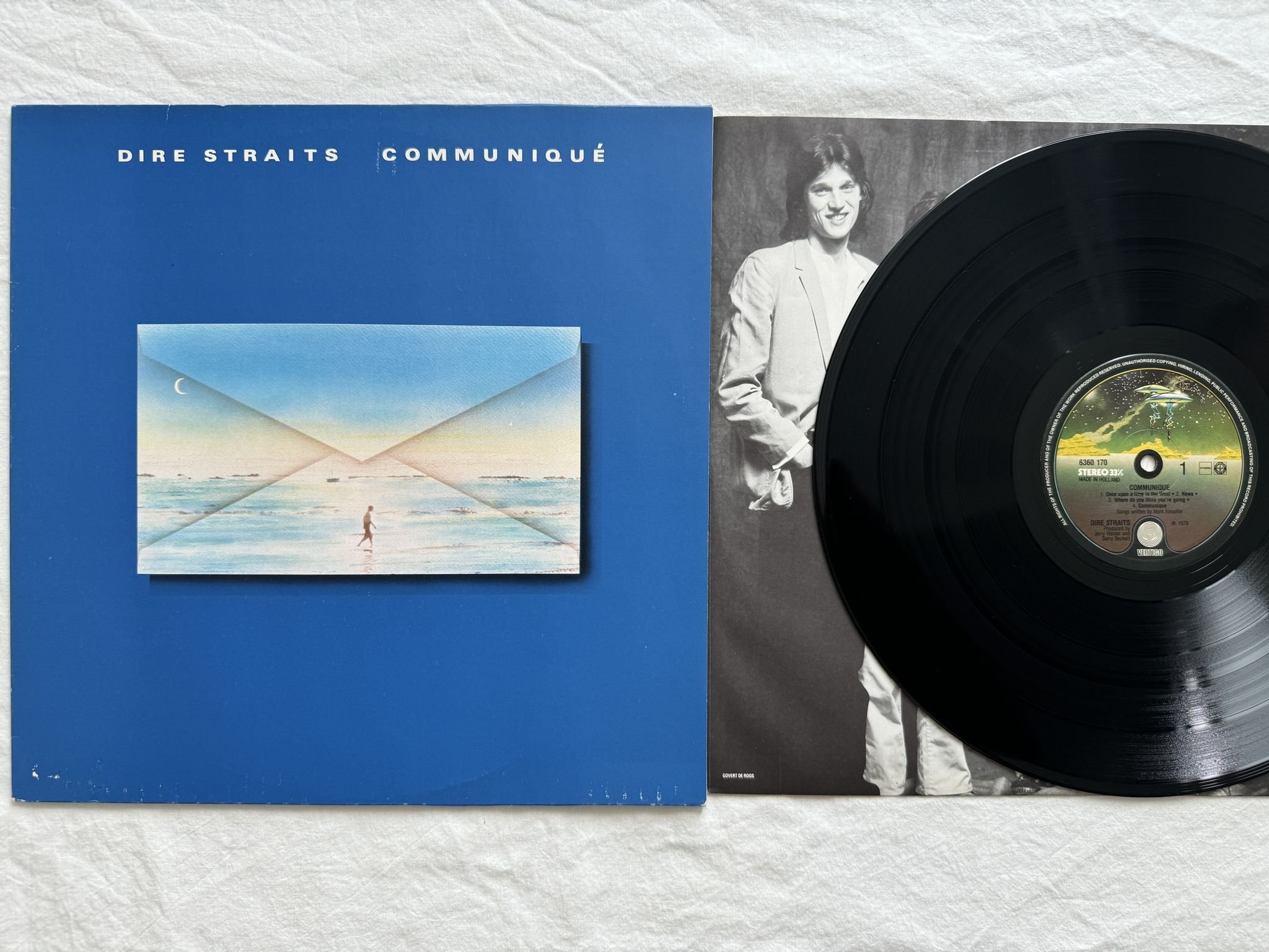 Omslagsbild för skivan DIRE STRAITS communique LP -79 6360 170 Vertigo