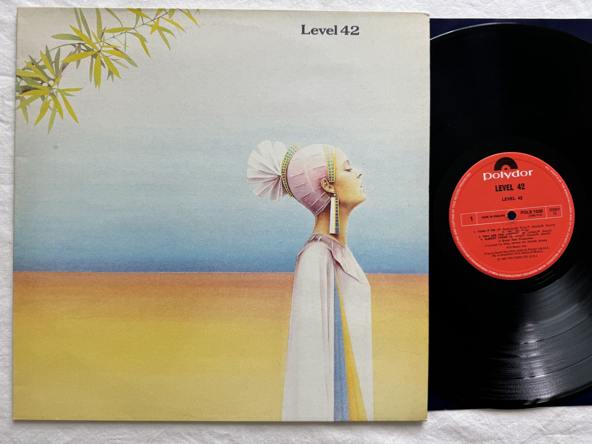 Omslagsbild för skivan LEVEL 42 LP -81 POLS 1036 Polydor