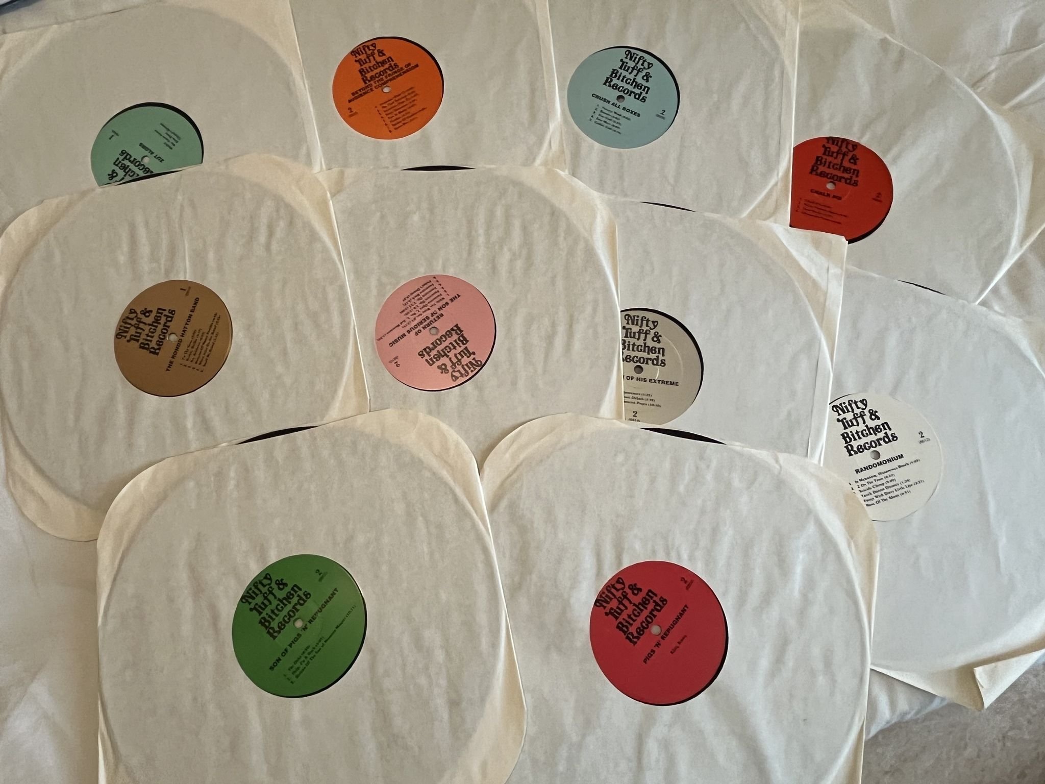 Omslagsbild för skivan FRANK ZAPPA 10-Record Monstrosity 10xLP box -86 US NTB 8600