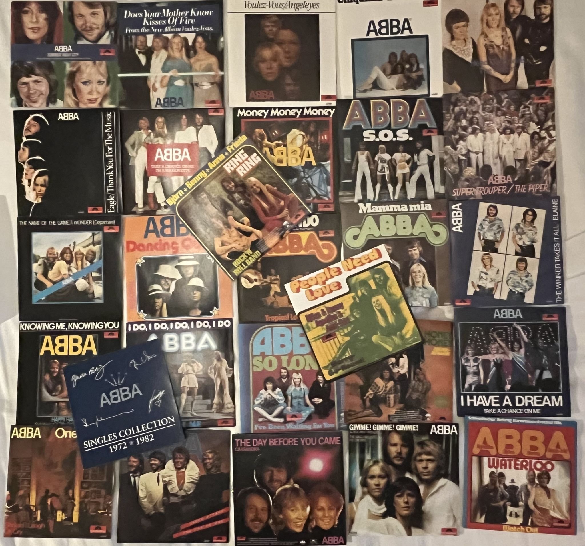 Omslagsbild för skivan ABBA – Singles Collection 1972 - 1982 27xCD BOX -99 POLAR 561 252-2