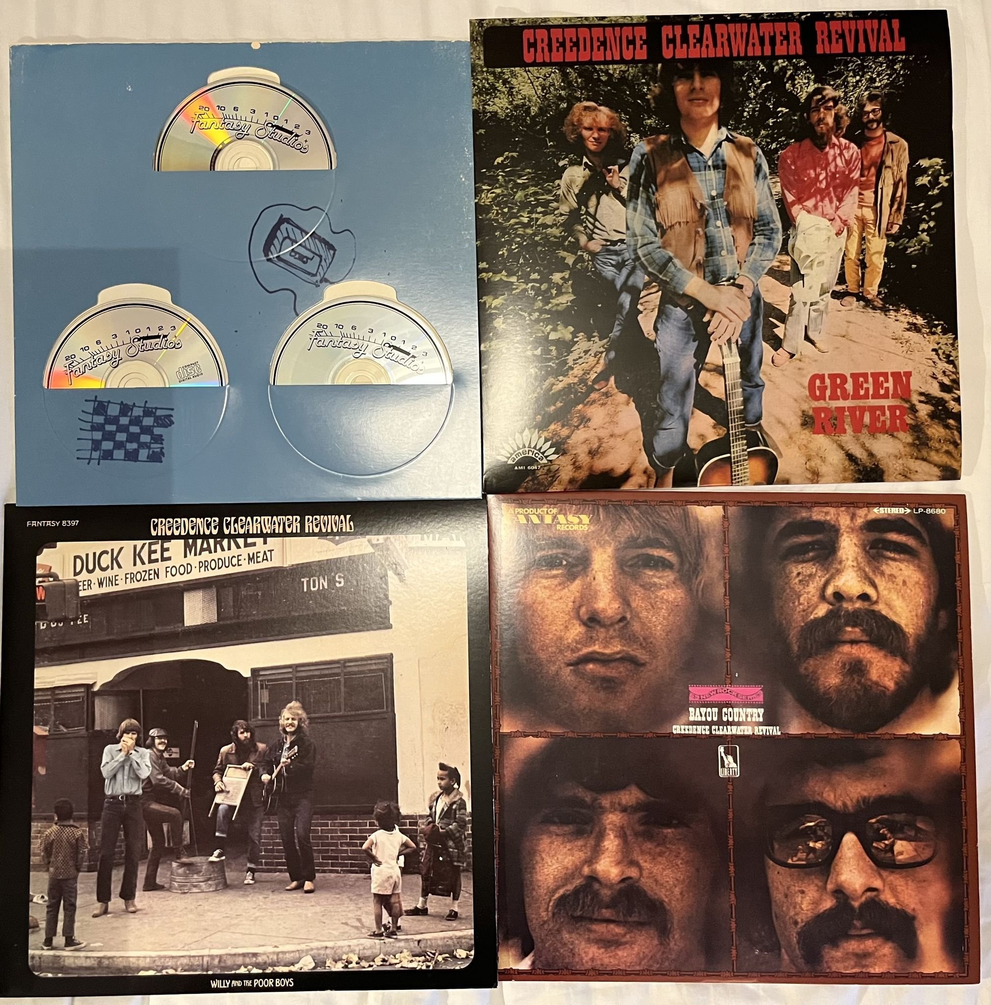 Omslagsbild för skivan Creedence Clearwater Revival 1969 Archive Box 3xLP 3xCD 3x7" 2016 FAN-36153-01