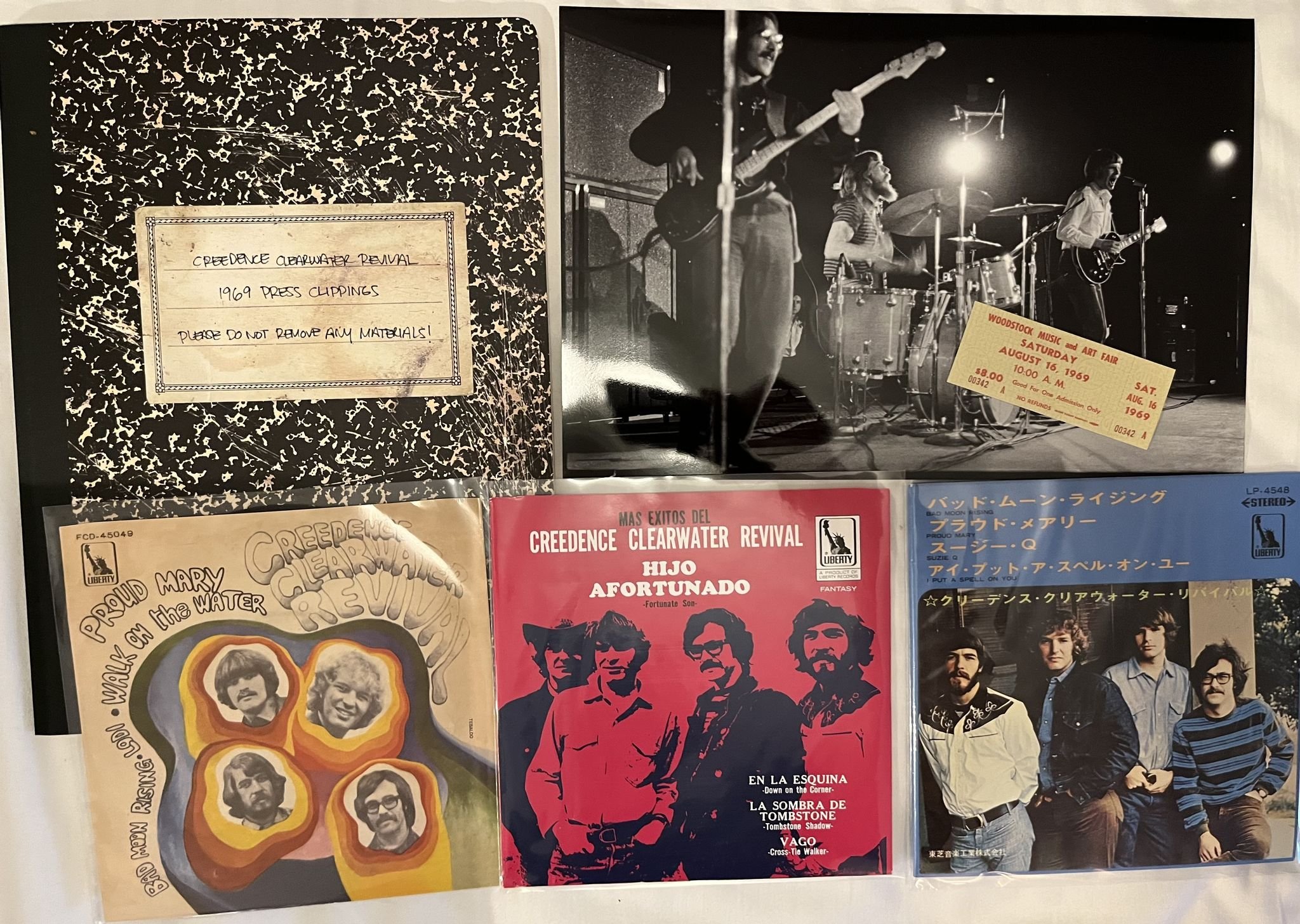 Omslagsbild för skivan Creedence Clearwater Revival 1969 Archive Box 3xLP 3xCD 3x7" 2016 FAN-36153-01