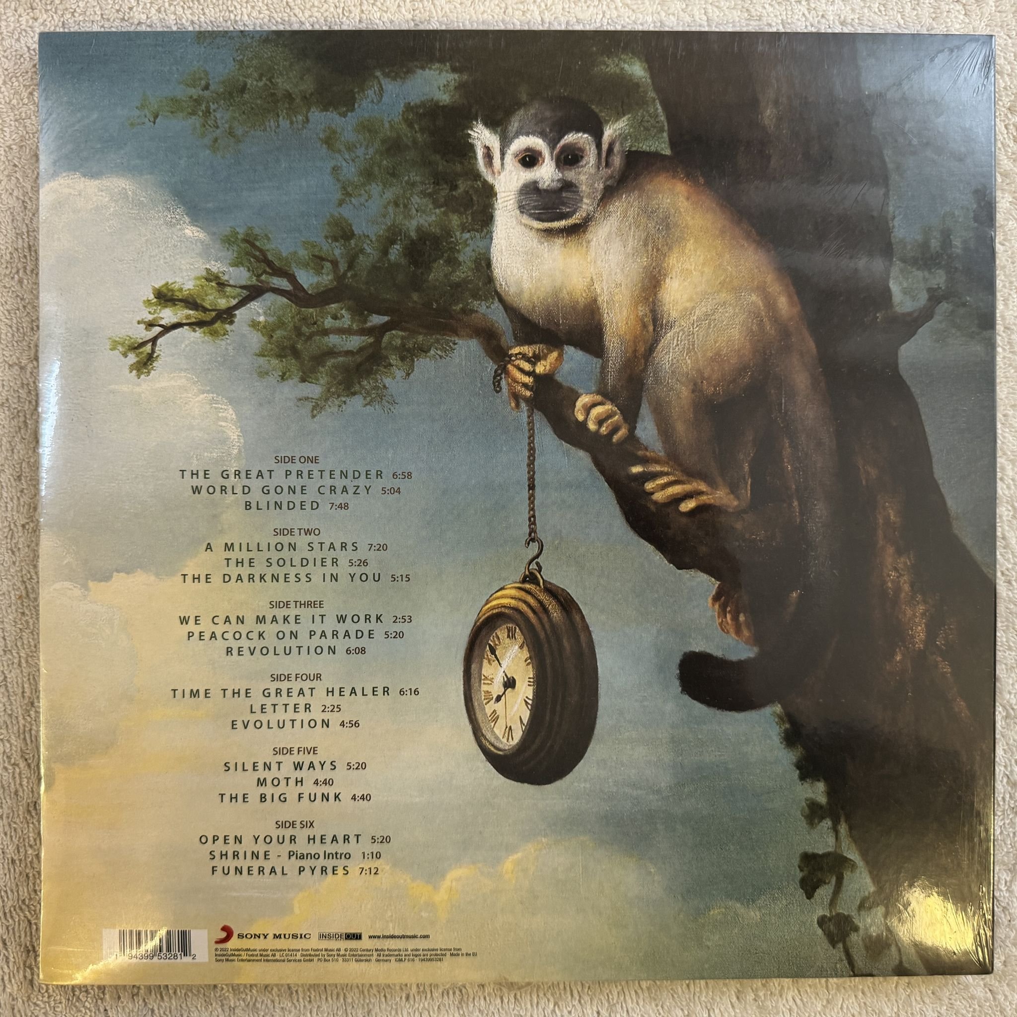 Omslagsbild för skivan The Flower Kings – By Royal Decree 3xLP 2xCD box 2022 SONY MUSIC ** Sealed **