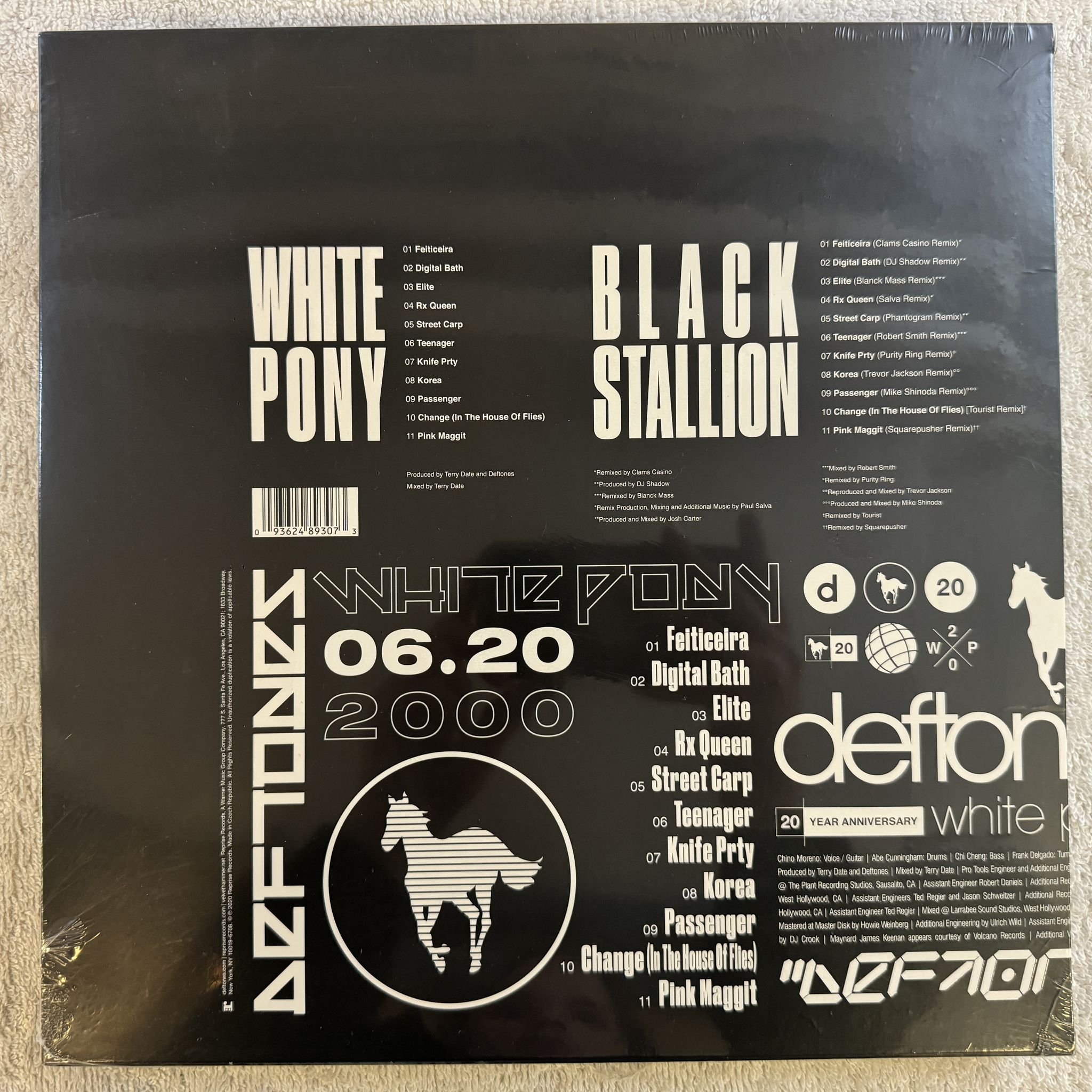Omslagsbild för skivan Deftones – White Pony 2xLP 2xLP box 2021 REPRISE 093624888543 ** Sealed **