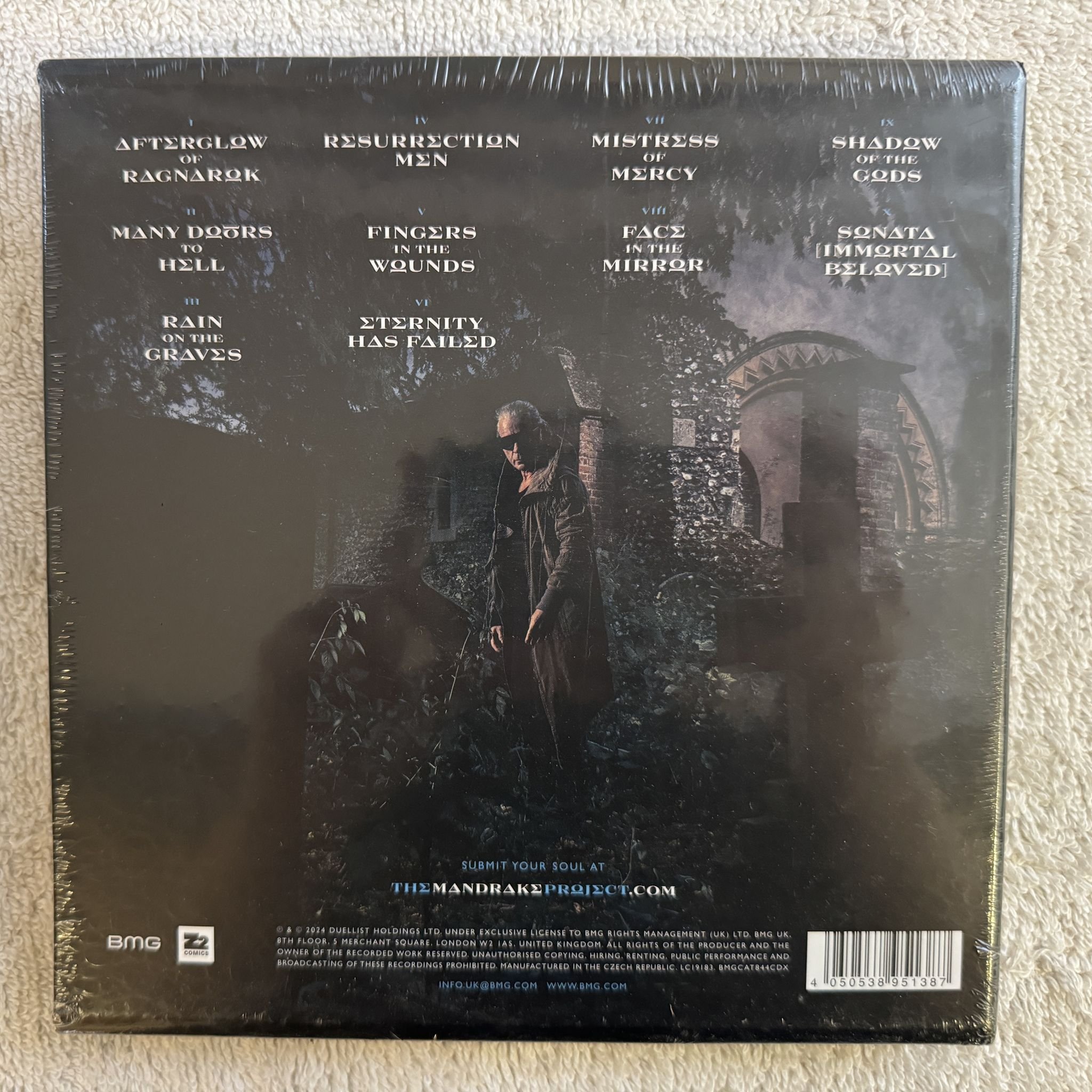 Omslagsbild för skivan BRUCE DICKINSON The Mandrake Project CD deluxe edition 2024 BMG ** SEALED **