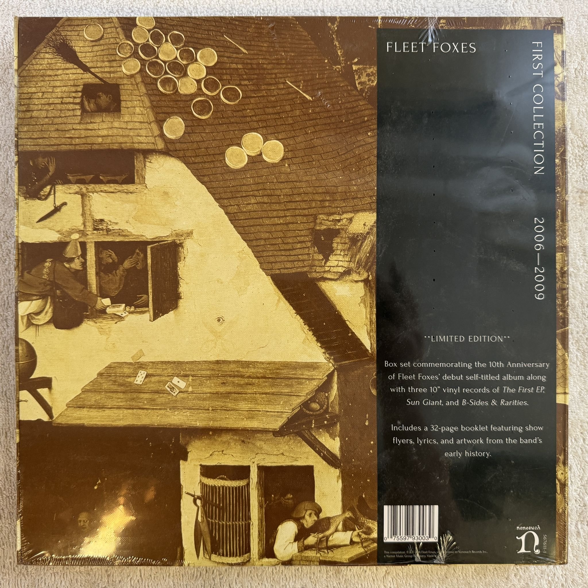 Omslagsbild för skivan Fleet Foxes – First Collection 2006-2009 LP 3x10" BOX 2018 NONESUCH * SEALED *