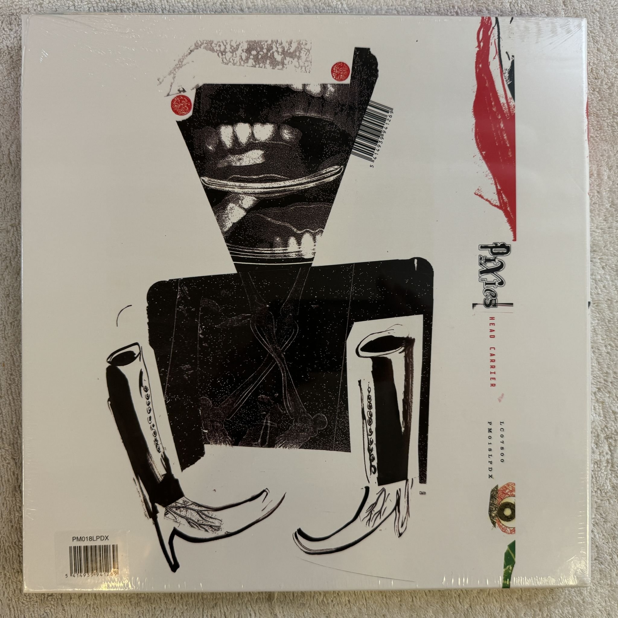 Omslagsbild för skivan PIXIES – Head Carrier LP + CD BOX 2016 Pixies Music PM018LPDX * SEALED *