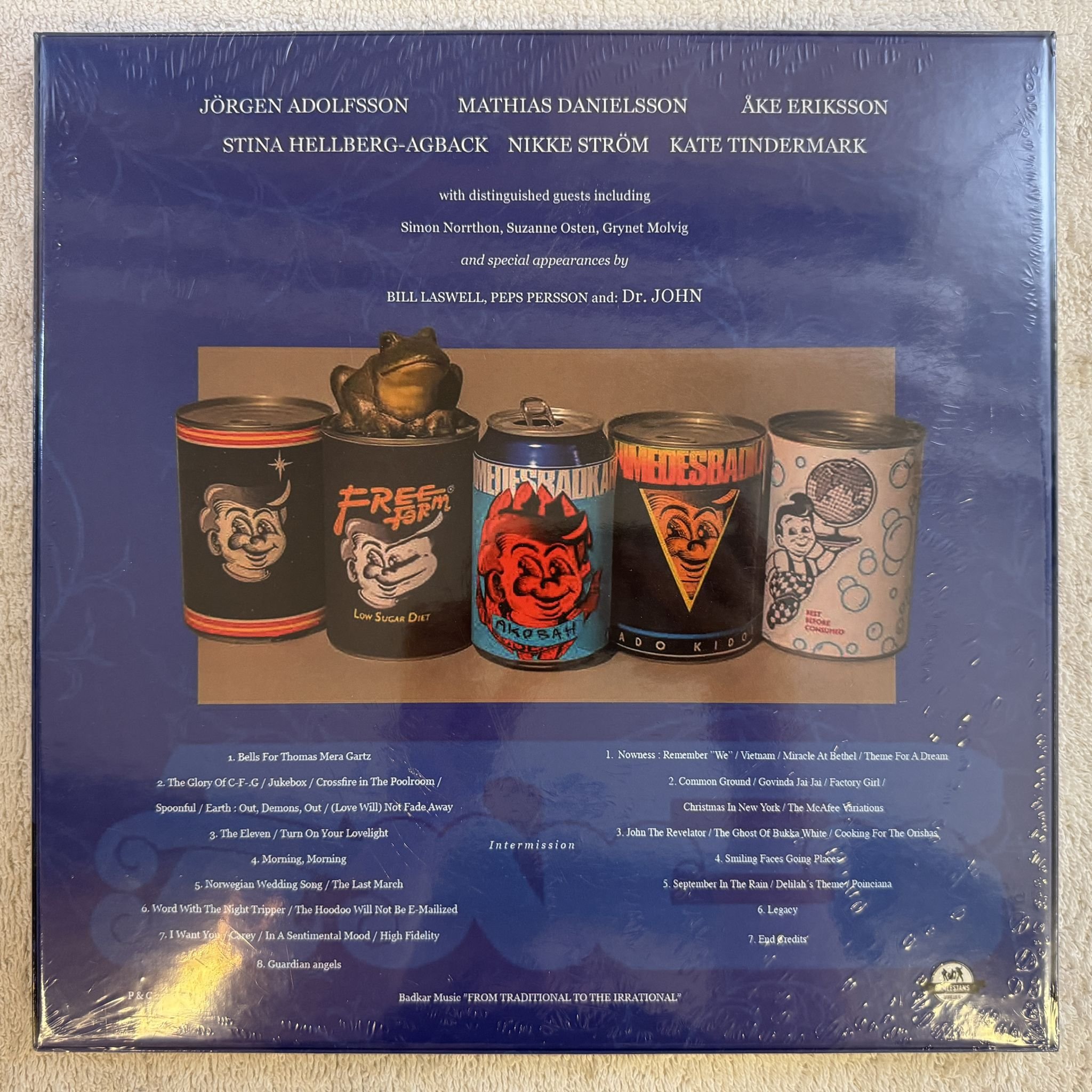 Omslagsbild för skivan Per Tjernberg & Archimedes Badkar Refill – Perfect Time 2xLP BOX 2020 * SEALED *