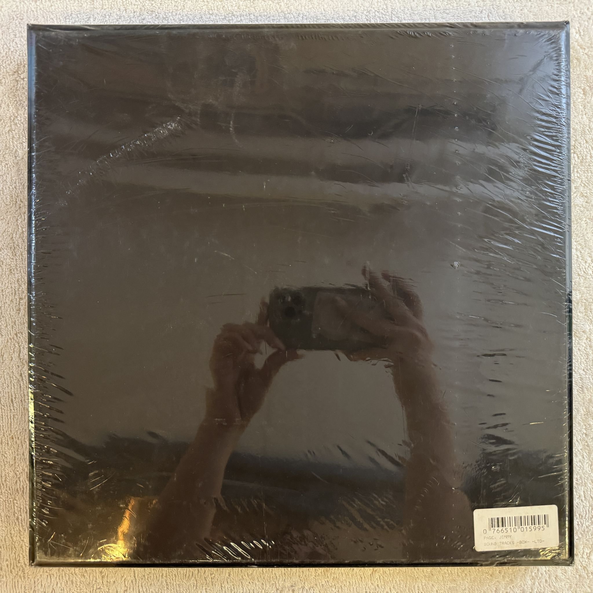 Omslagsbild för skivan JIMMY PAGE Sound Tracks 4xLP box set 2015 JPRLPBX1 * SEALED *