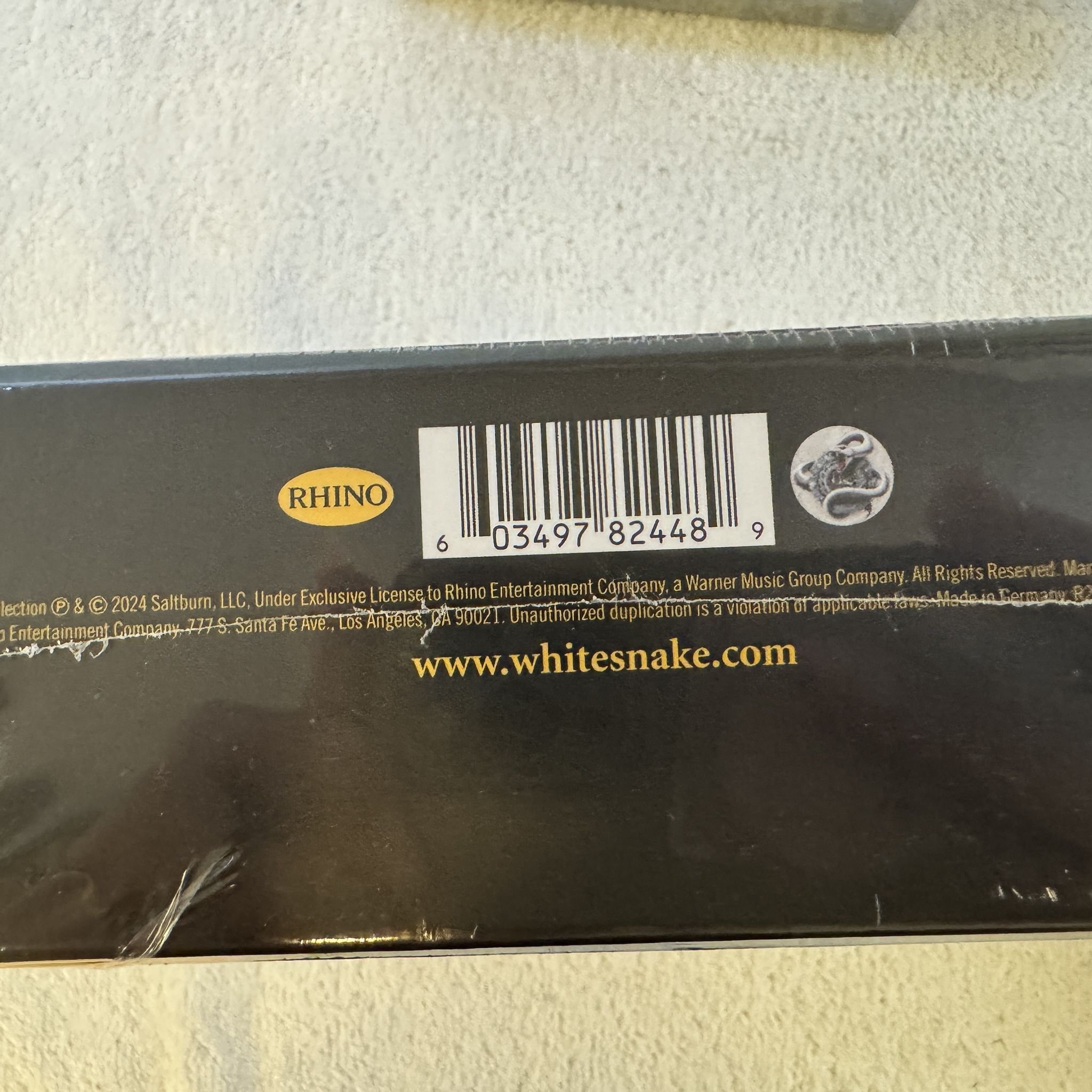 Omslagsbild för skivan WHITESNAKE into the light 6xCD box 2024 RHINO 603497824489 * SEALED *