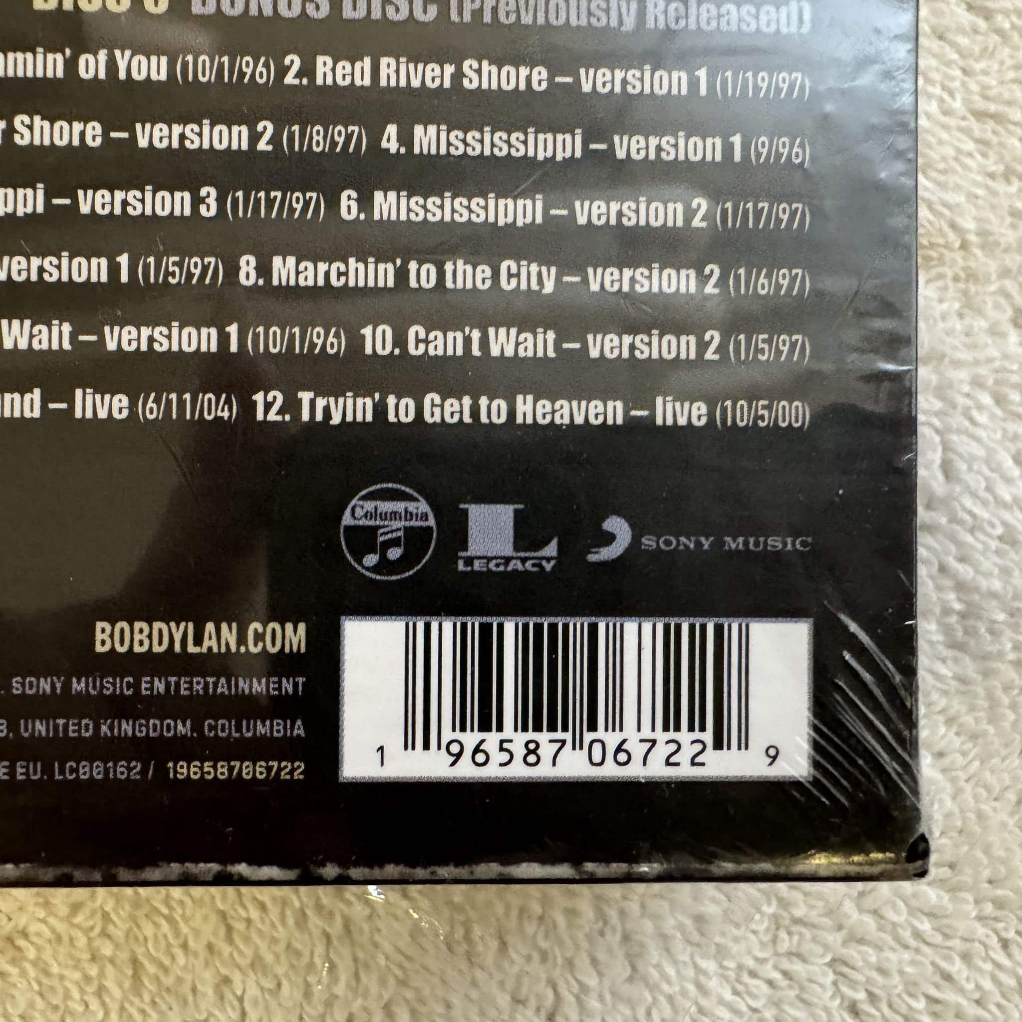 Omslagsbild för skivan BOB DYLAN the bootleg series vol 17 5xCD box -23 Columbia 19658706722 * SEALED *