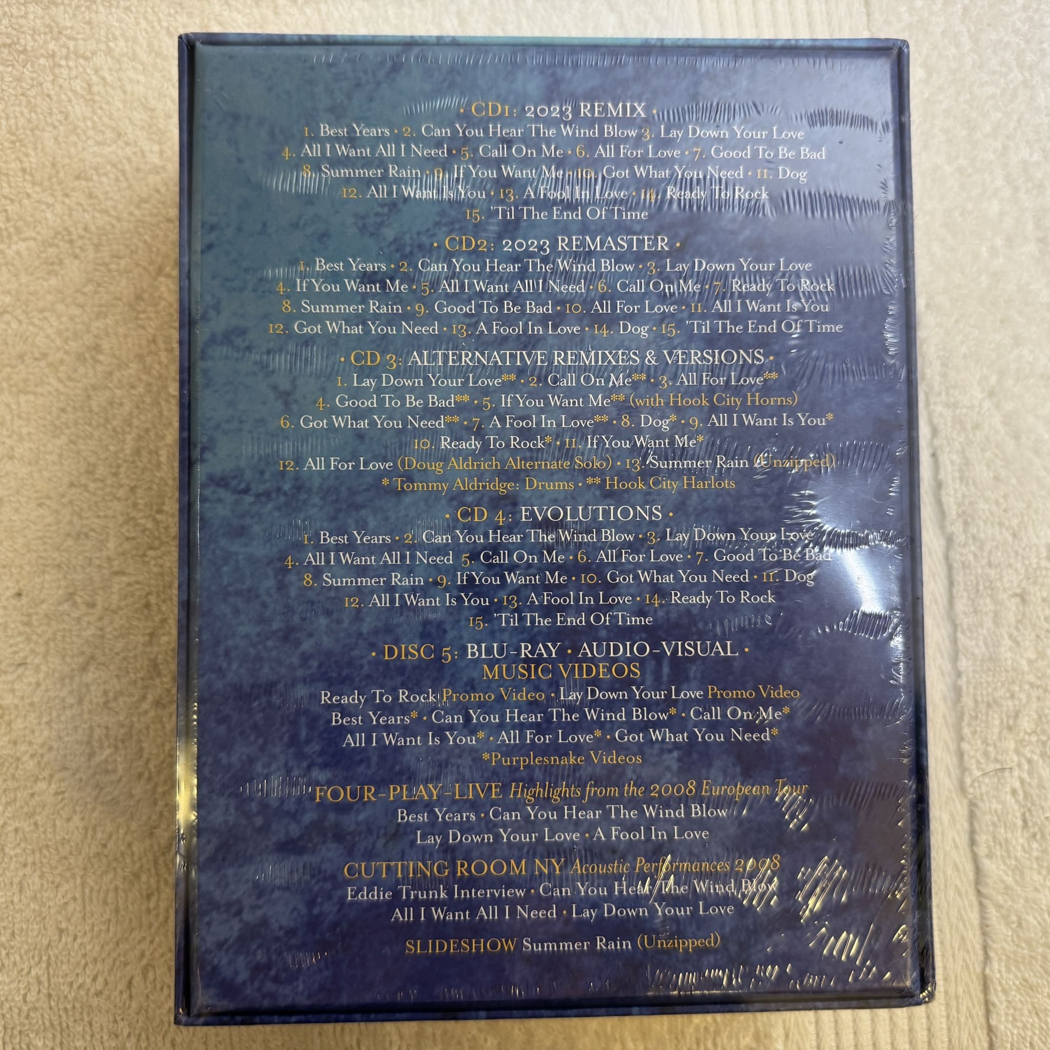 Omslagsbild för skivan Whitesnake – Still Good To Be Bad 4xCD Blu-Ray BOX 2023 RHINO * SEALED *