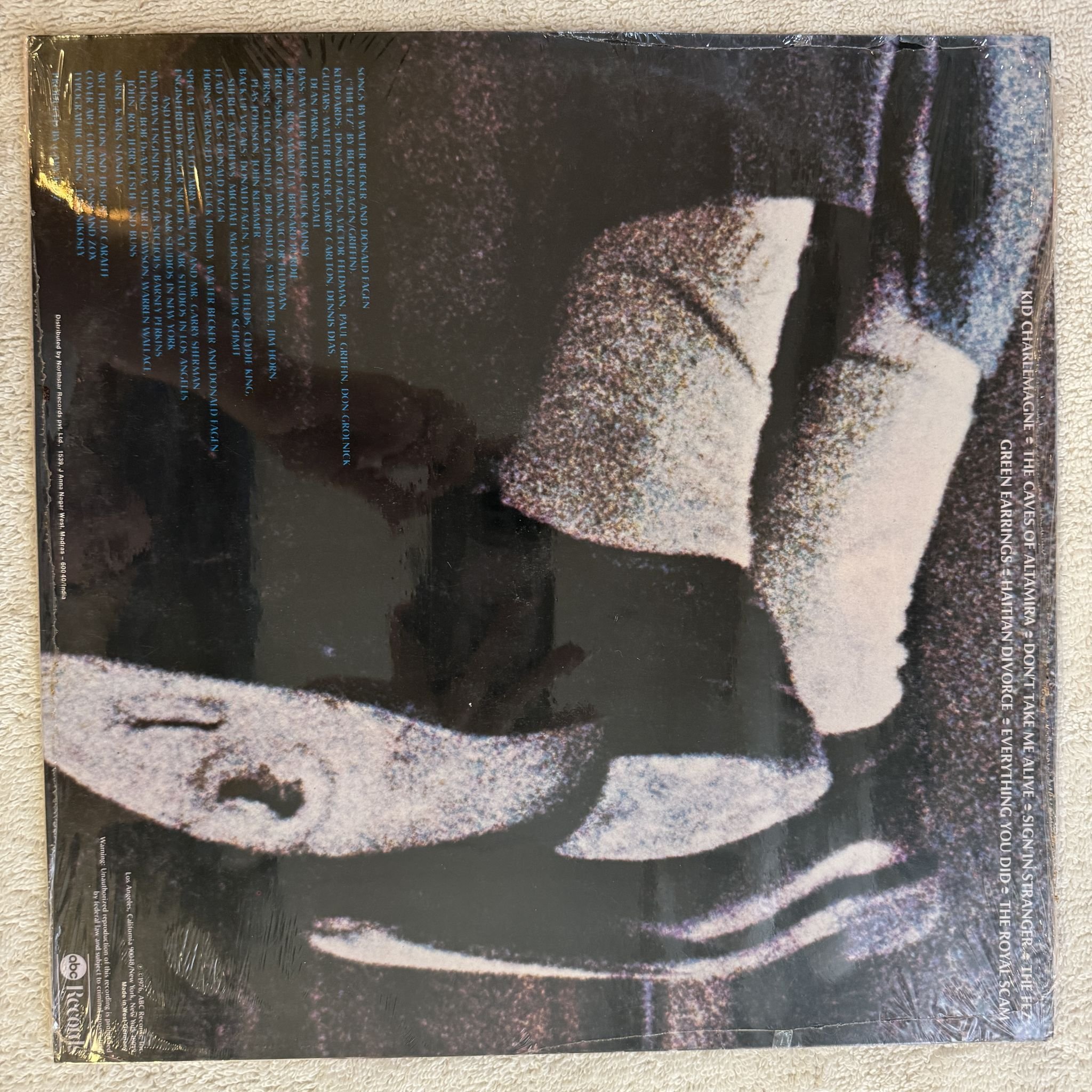 Omslagsbild för skivan STEELY DAN the royal scam LP -76 german export press for India * sealed *