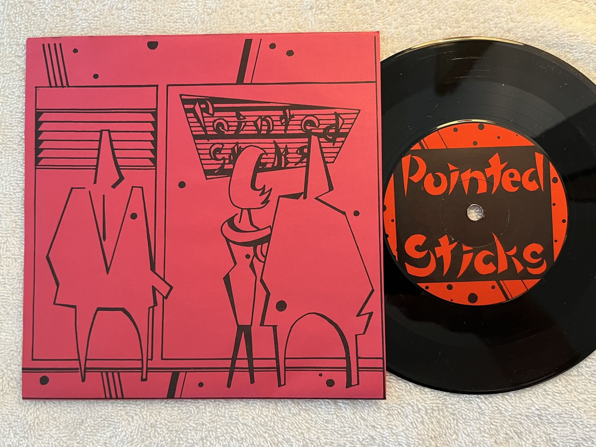 Omslagsbild för skivan POINTED STICKS What Do You Want Me To Do? 7" Canada -78 QS 101 ** power pop **