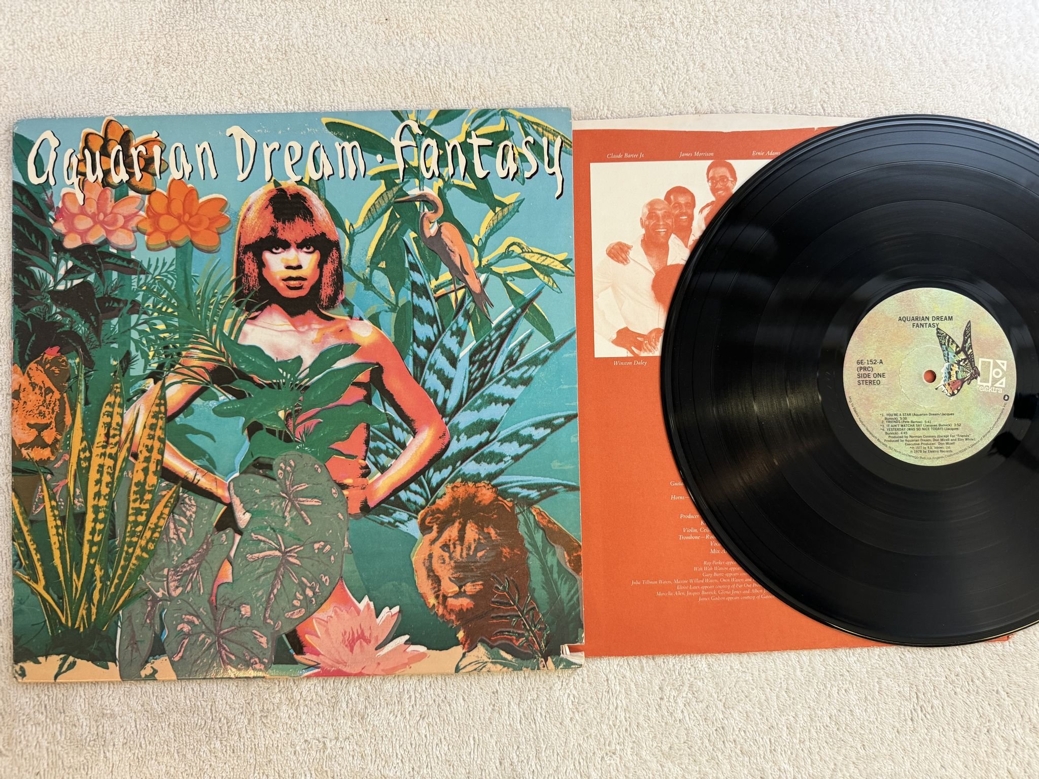 Omslagsbild för skivan AQUARIAN DREAM fantasy LP -78 US ELEKTRA 6E-152 *** SOUL / DISCO ***