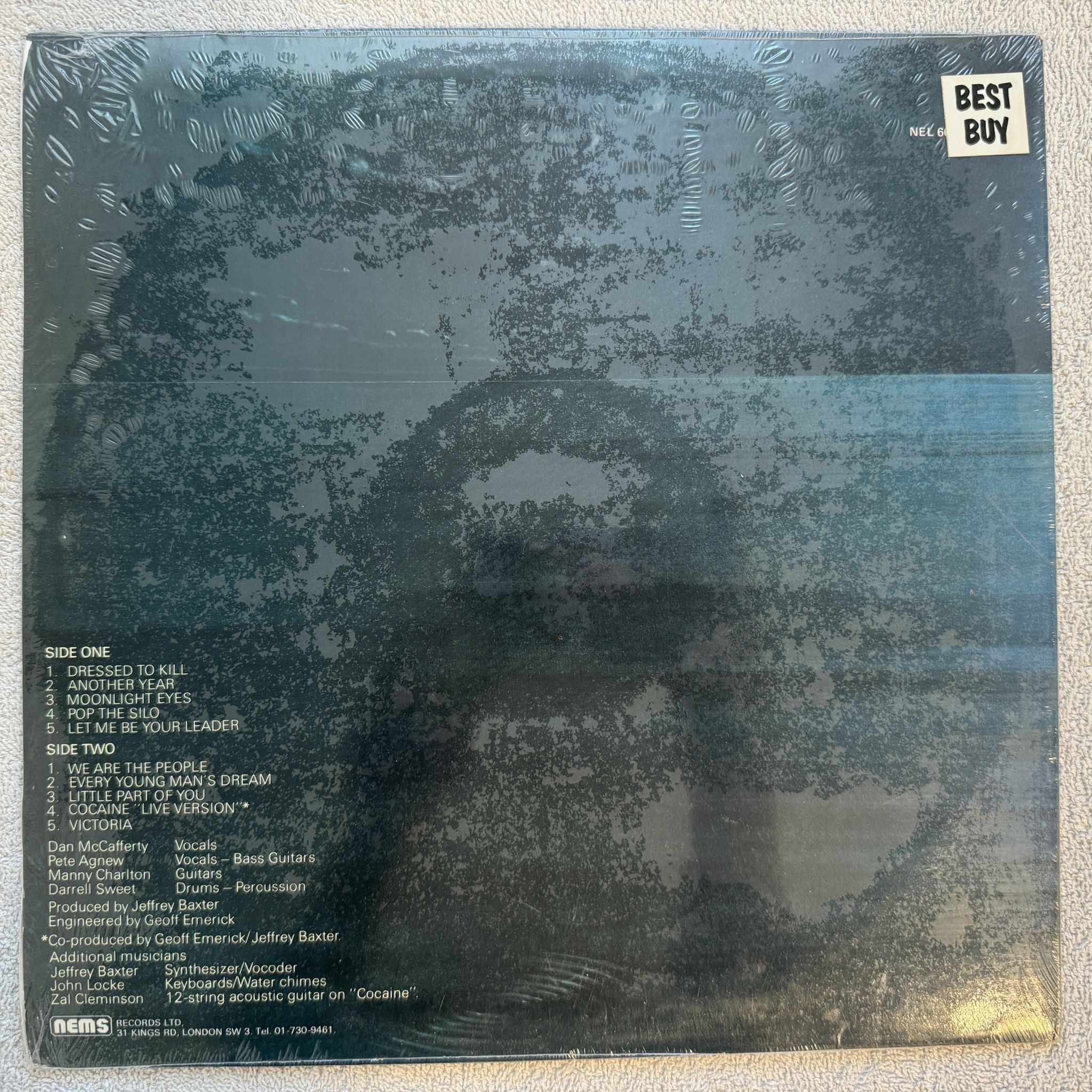 Omslagsbild för skivan NAZARETH the fool circle LP -81 UK NEMS NEL 6019 ** SEALED **