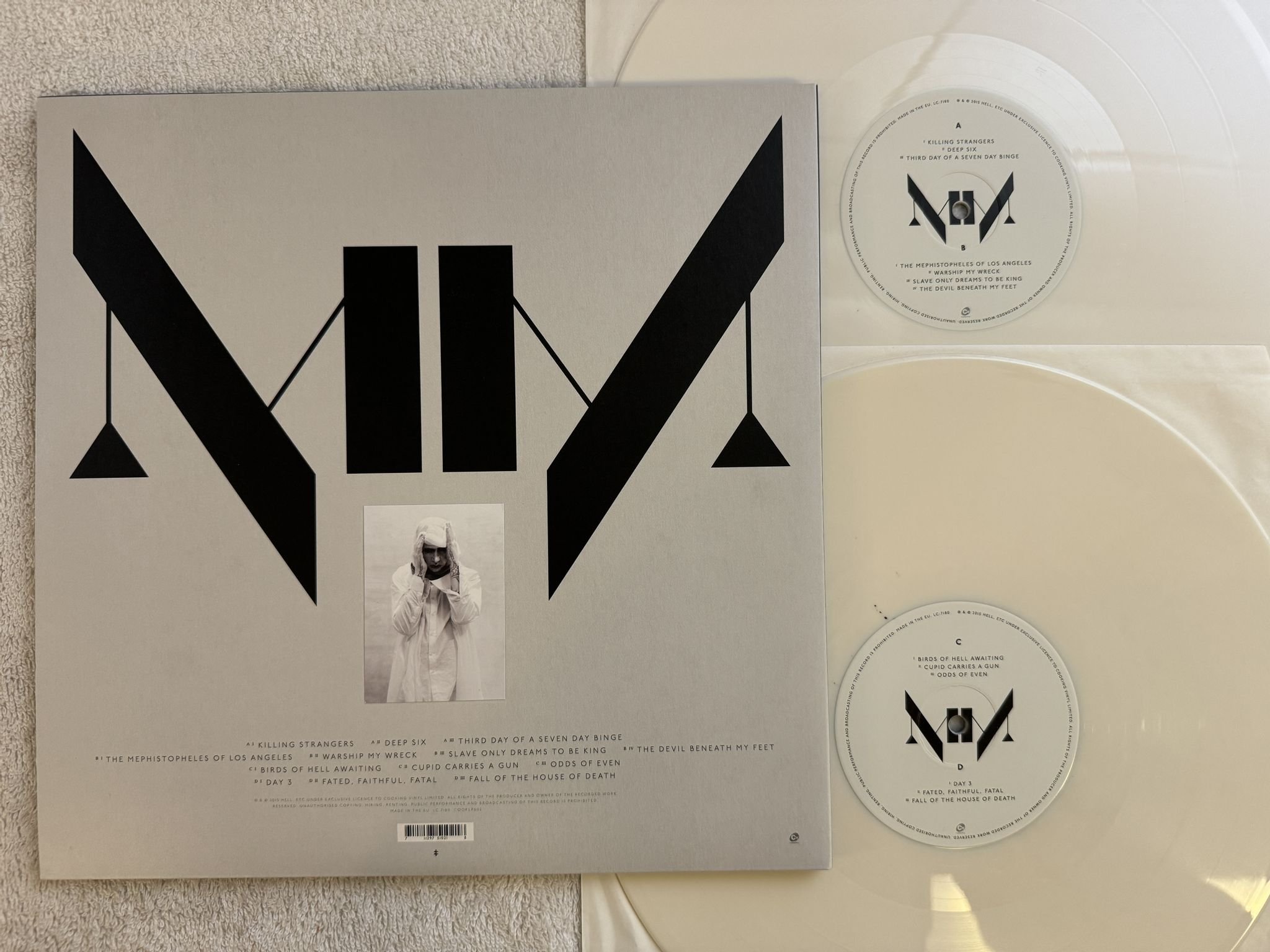 Omslagsbild för skivan MARILYN MASON The Pale Emperor 2xLP 2015 COOKING VINYL COOKLP602