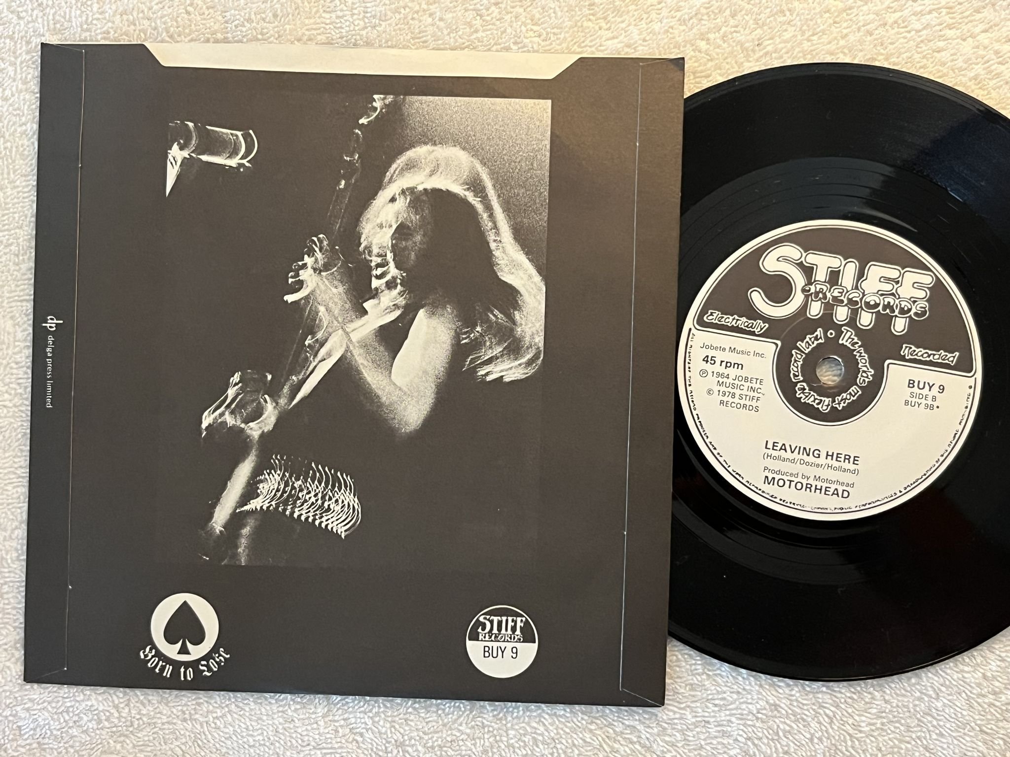 Omslagsbild för skivan MOTÖRHEAD white line fever 7"single -77 UK STIFF BUY 9 *** Rare Hard Rock ***