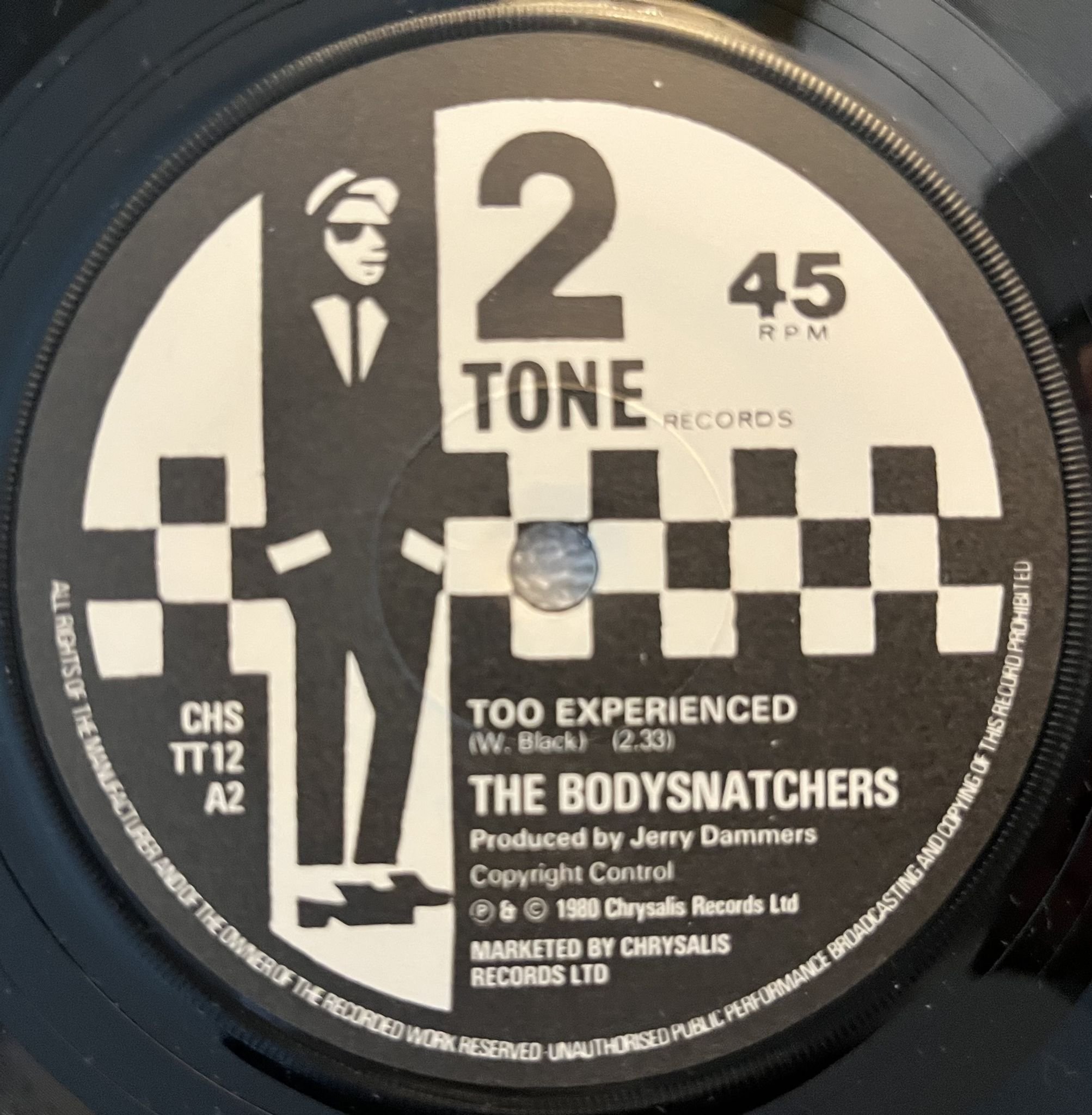 Omslagsbild för skivan THE BODYSNATCHERS easy life 7" UK -80 Two-Tone CHS TT 12 ** SKA 45 **