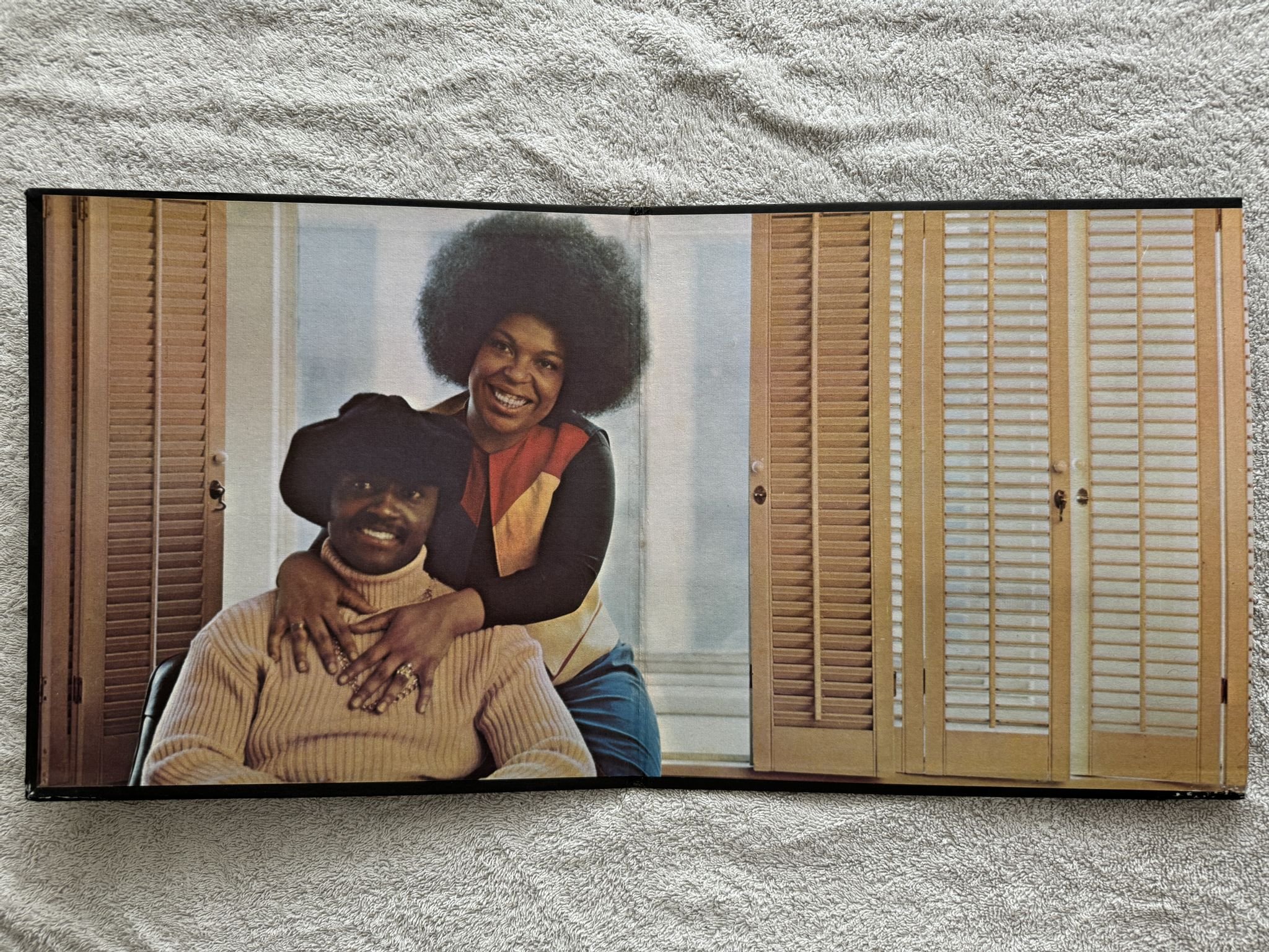 Omslagsbild för skivan ROBERTA FLACK & DONNY HATHAWAY s/t LP -72 US ATLANTIC SD 7216