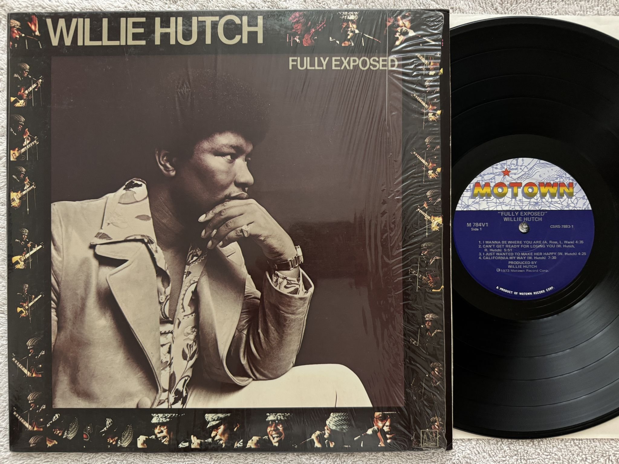 Omslagsbild för skivan WILLIE HUTCH fully exposed LP -73 US MOTOWN M 784V1