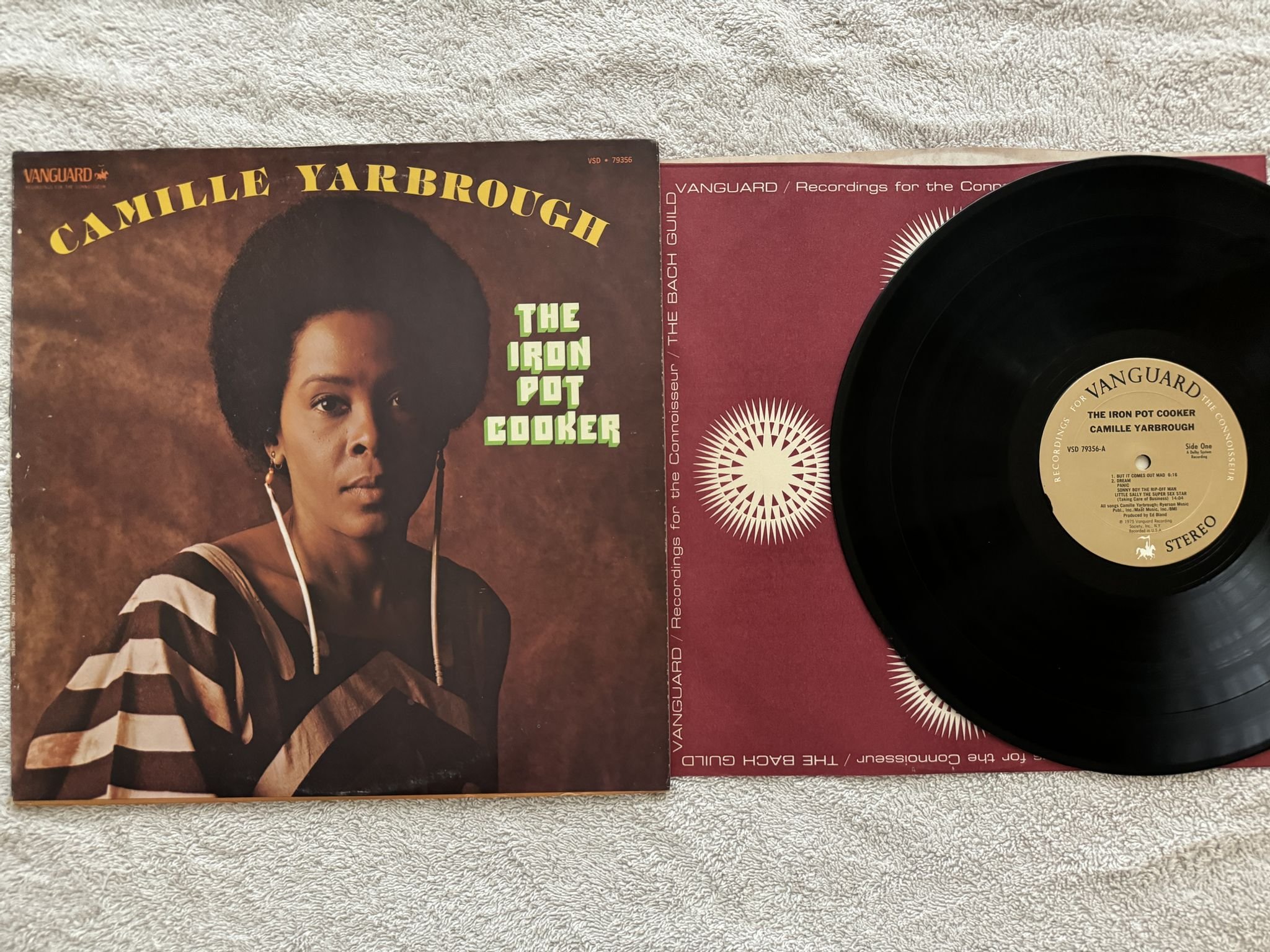 Omslagsbild för skivan CAMILLE YARBROUGH the iron pot cooker LP -75 US VANGUARD VSD 79356