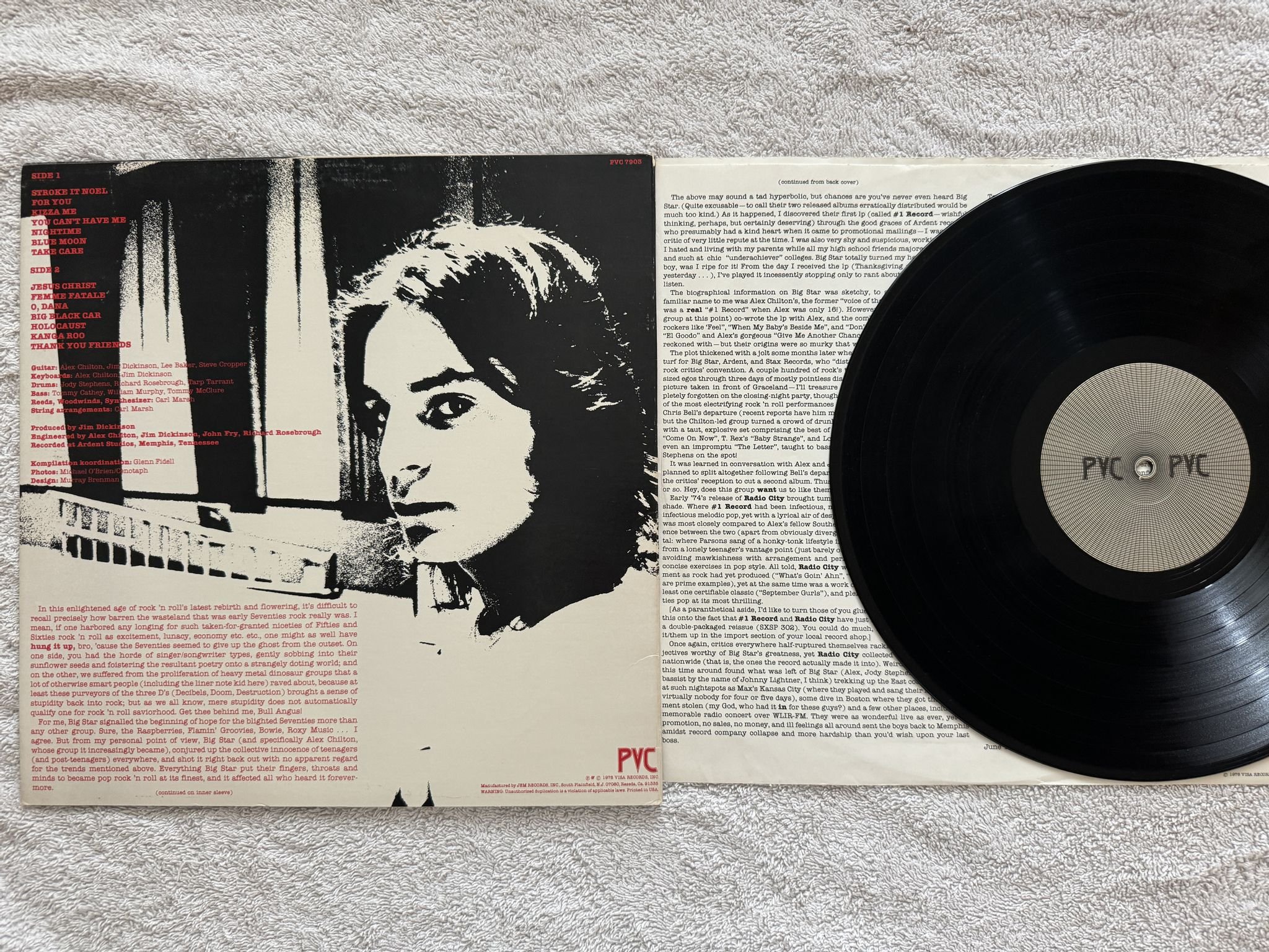 Omslagsbild för skivan BIG STAR 3rd LP -78 US PVC 7903 *** MEGA RARE ***