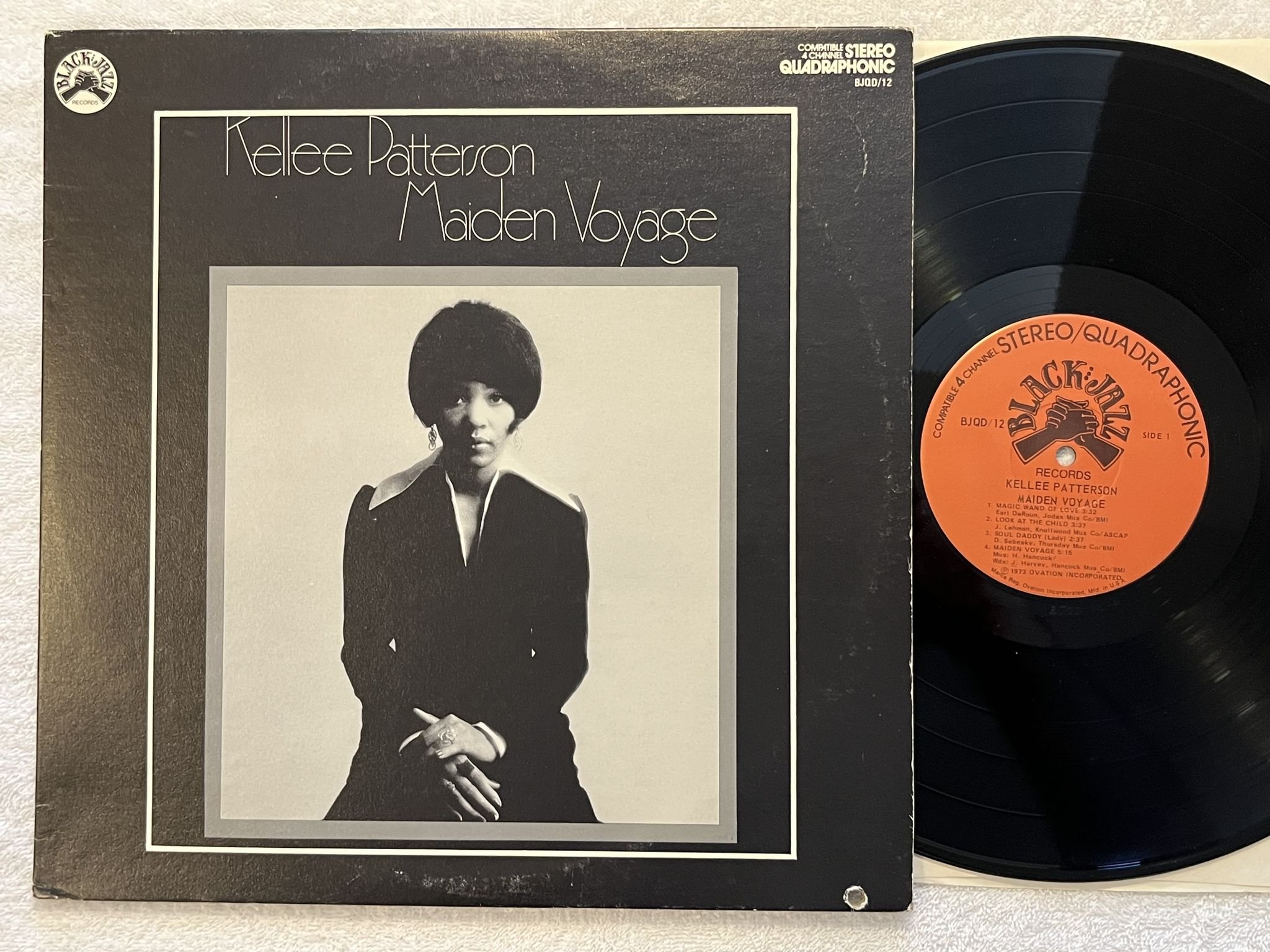 Omslagsbild för skivan KELLEE PATTERSON maiden voyage LP -73 US BLACK JAZZ BJQD 12 ** SOUL-JAZZ **