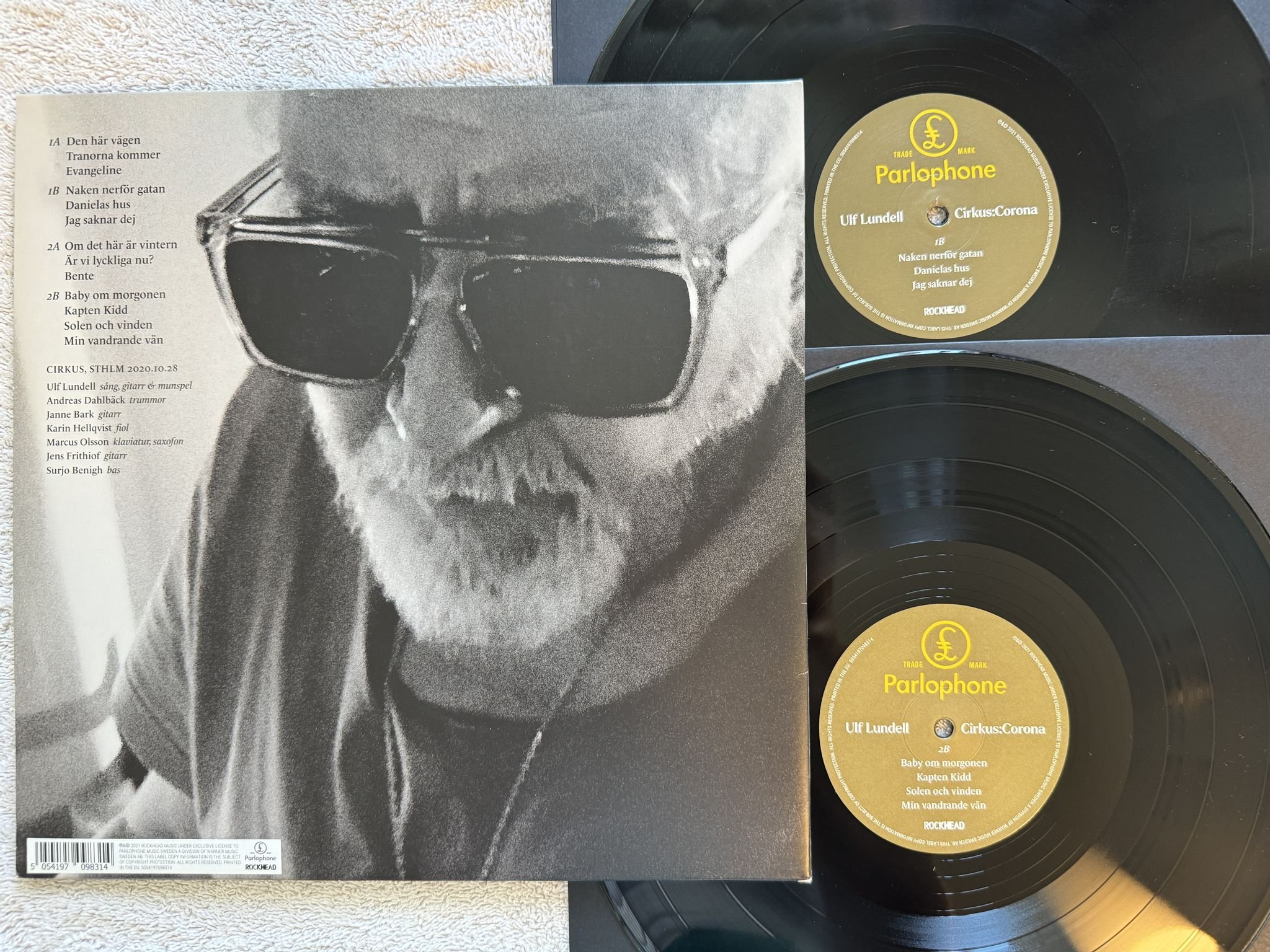 Omslagsbild för skivan ULF LUNDELL Cirkus:Corona 2xLP 2021 PARLOPHONE 5054197098314