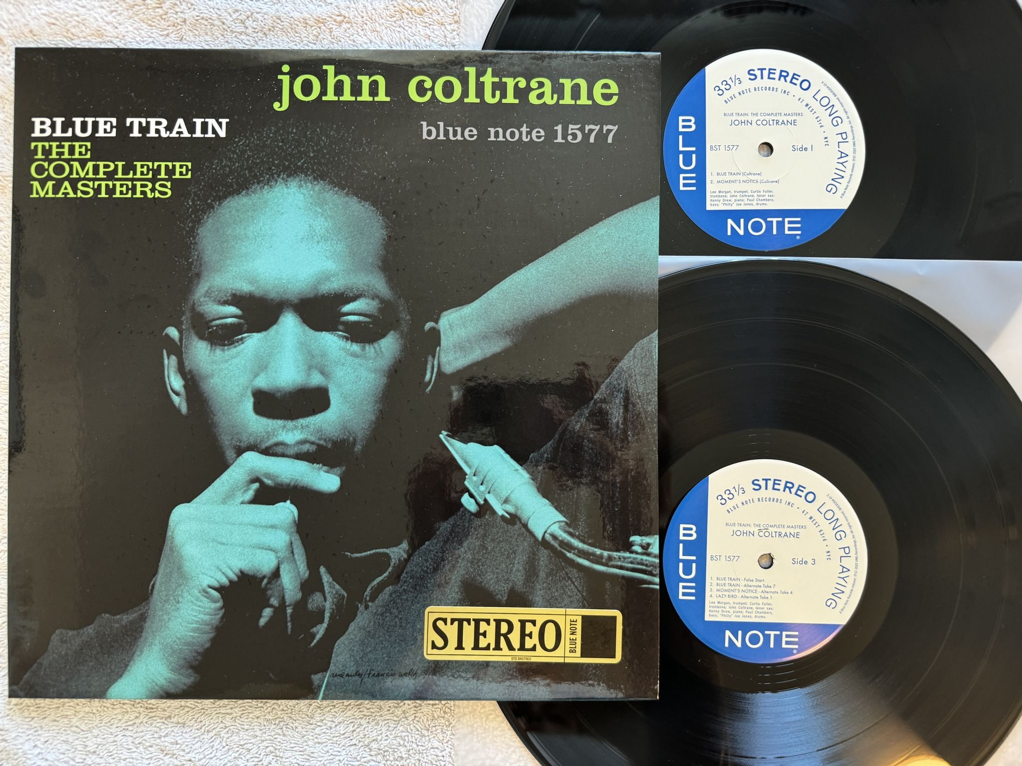 Omslagsbild för skivan JOHN COLTRANE Blue Train: The Complete Masters 2xLP 2022 B0035204-01