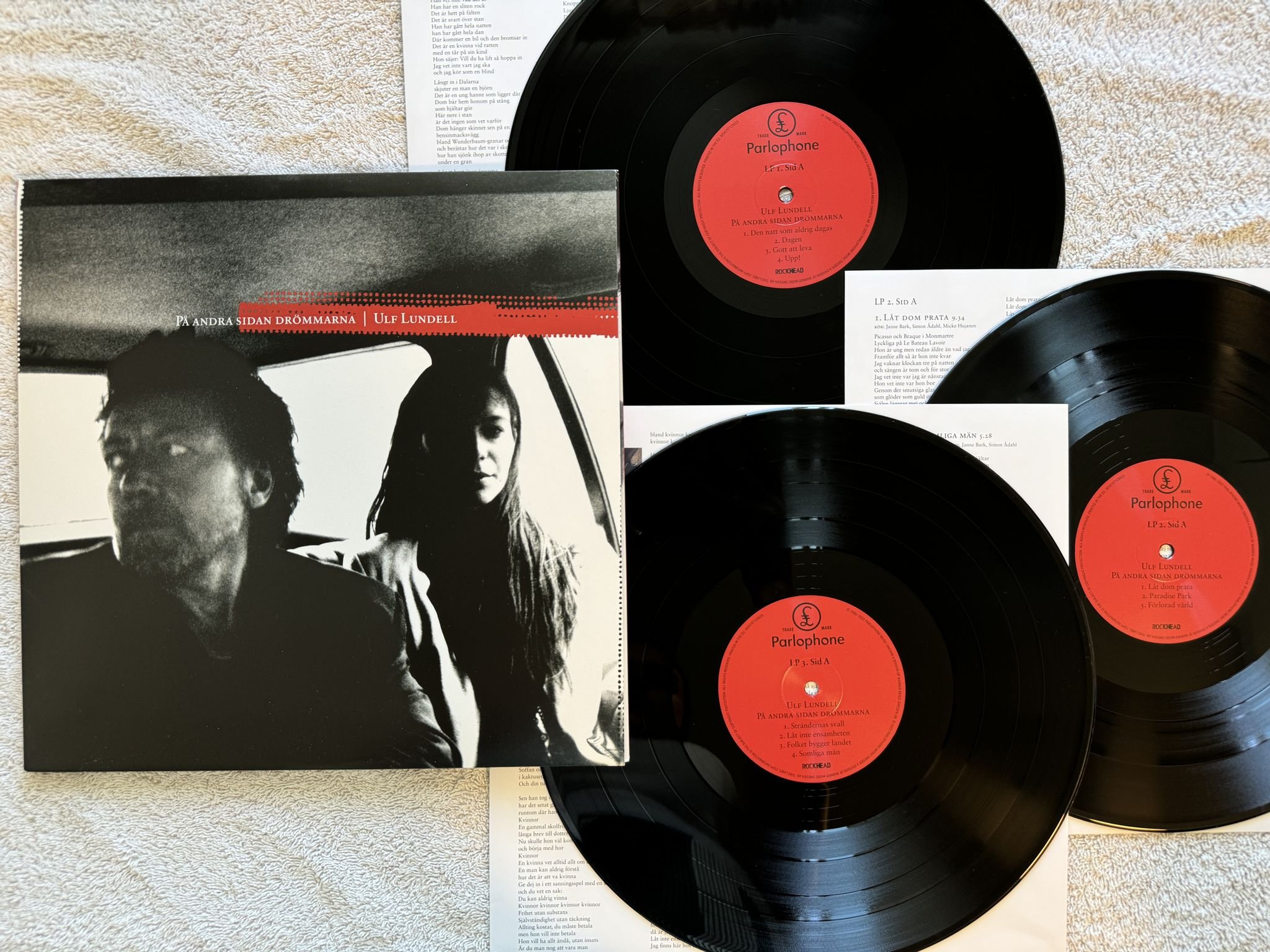 Omslagsbild för skivan ULF LUNDELL På Andra Sidan Drömmarna LP 2022 PARLOPHONE 5054197129025