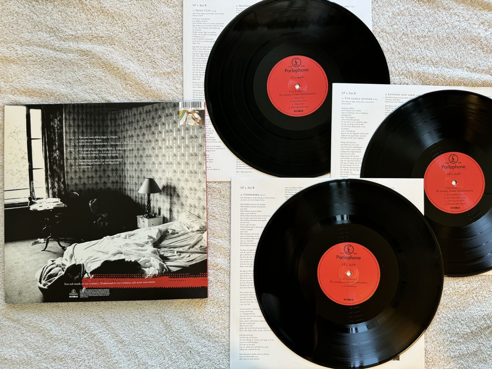 Omslagsbild för skivan ULF LUNDELL På Andra Sidan Drömmarna LP 2022 PARLOPHONE 5054197129025