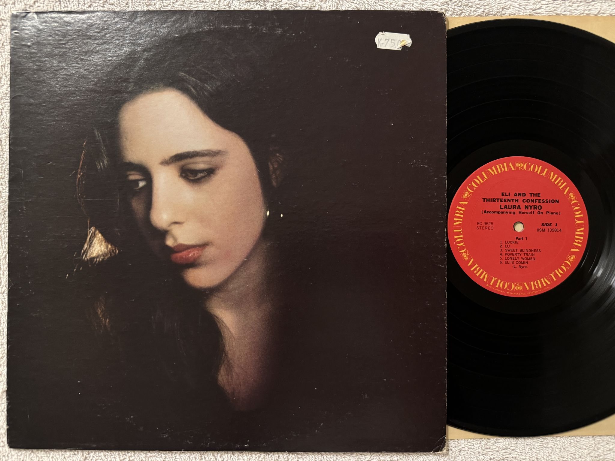 Omslagsbild för skivan LAURA NYRO eli & the thirteenth confession LP -68/73 COLUMBIA CS 9626