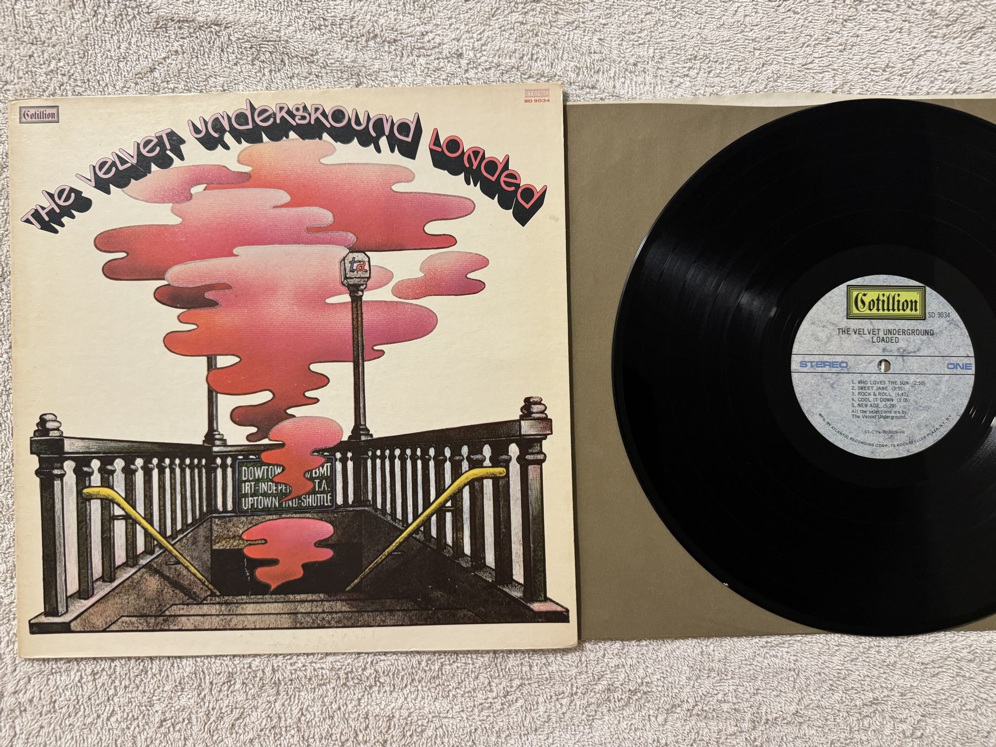 Omslagsbild för skivan THE VELVET UNDERGROUND loaded LP -70 US COTILLION SD 9034 * Specialty pressing *