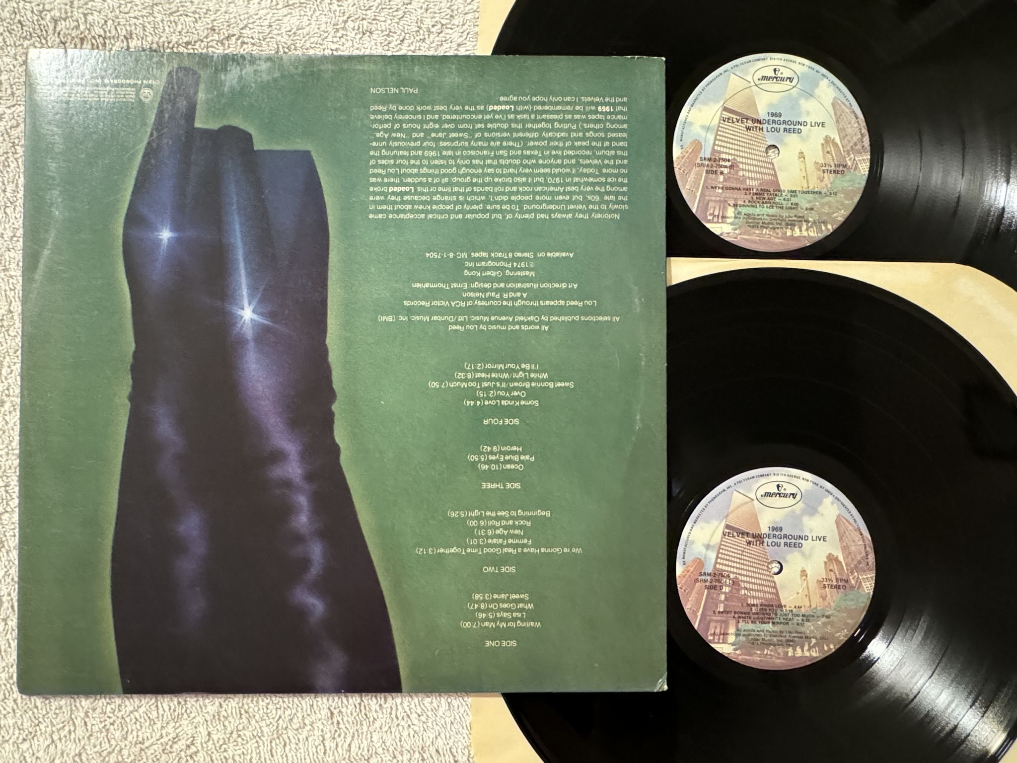 Omslagsbild för skivan THE VELVET UNDERGROUND w/ Lou Red 1969 LP re US WARNER SRM-2-7504