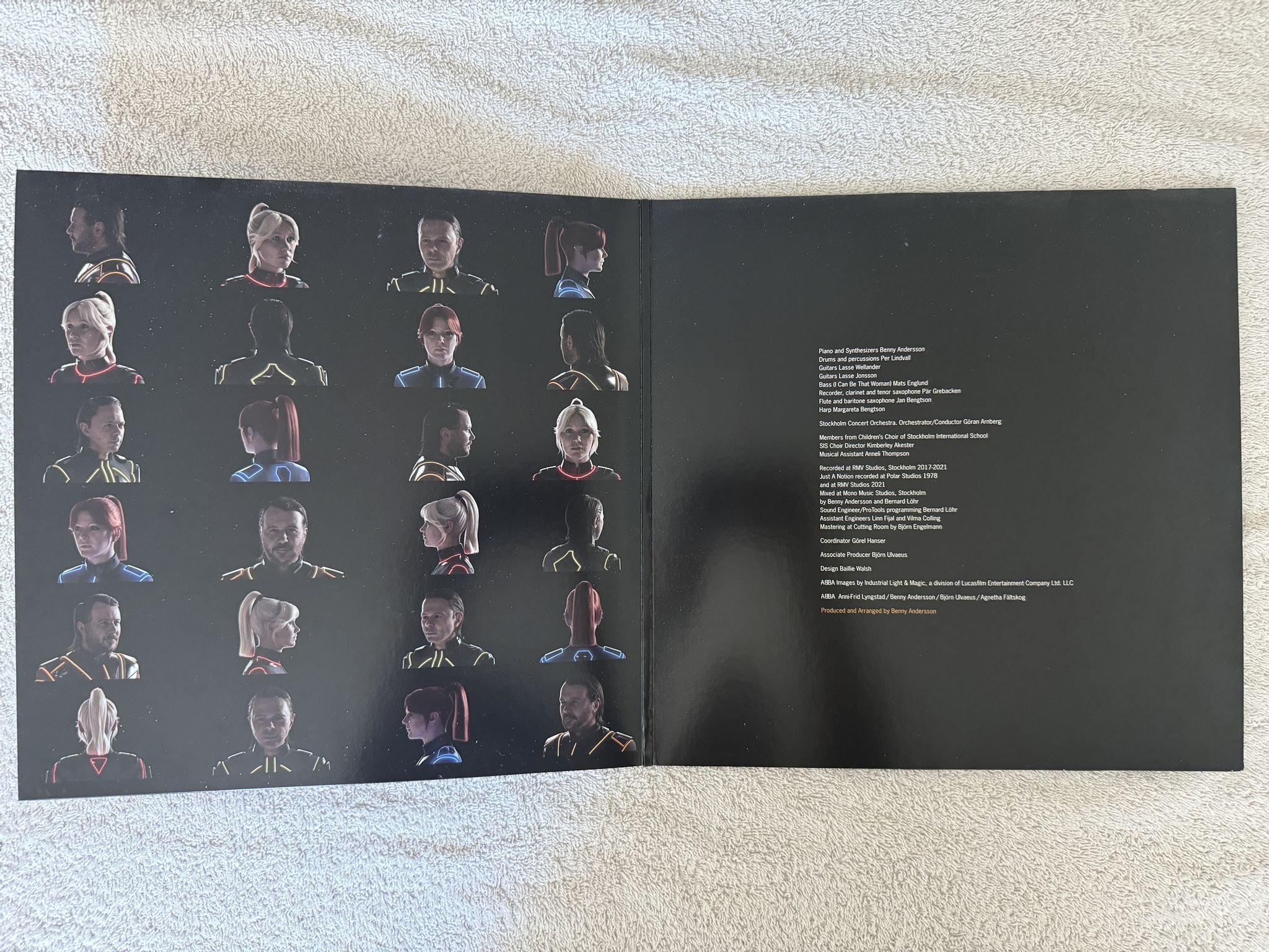 Omslagsbild för skivan ABBA voyage LP 2021 POLAR 00602438614813