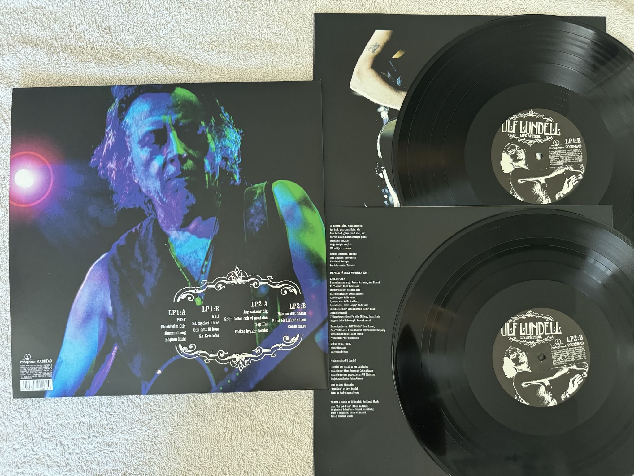 Omslagsbild för skivan ULF LUNDELL Live På Tyrol 2xLP 2024 PARLOPHONE 5054197998614