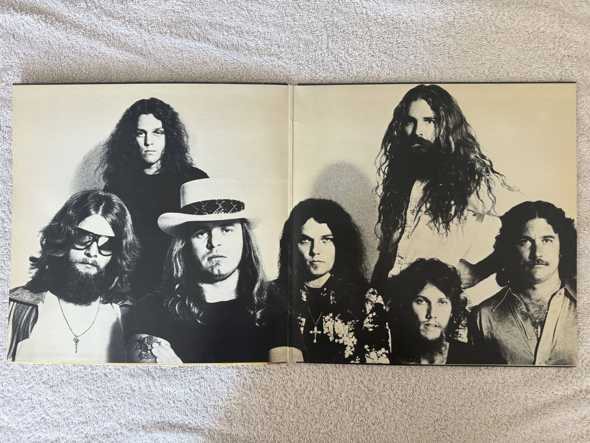 Omslagsbild för skivan LYNARD SKYNARD street survivors LP -77 ncb MCA 3029