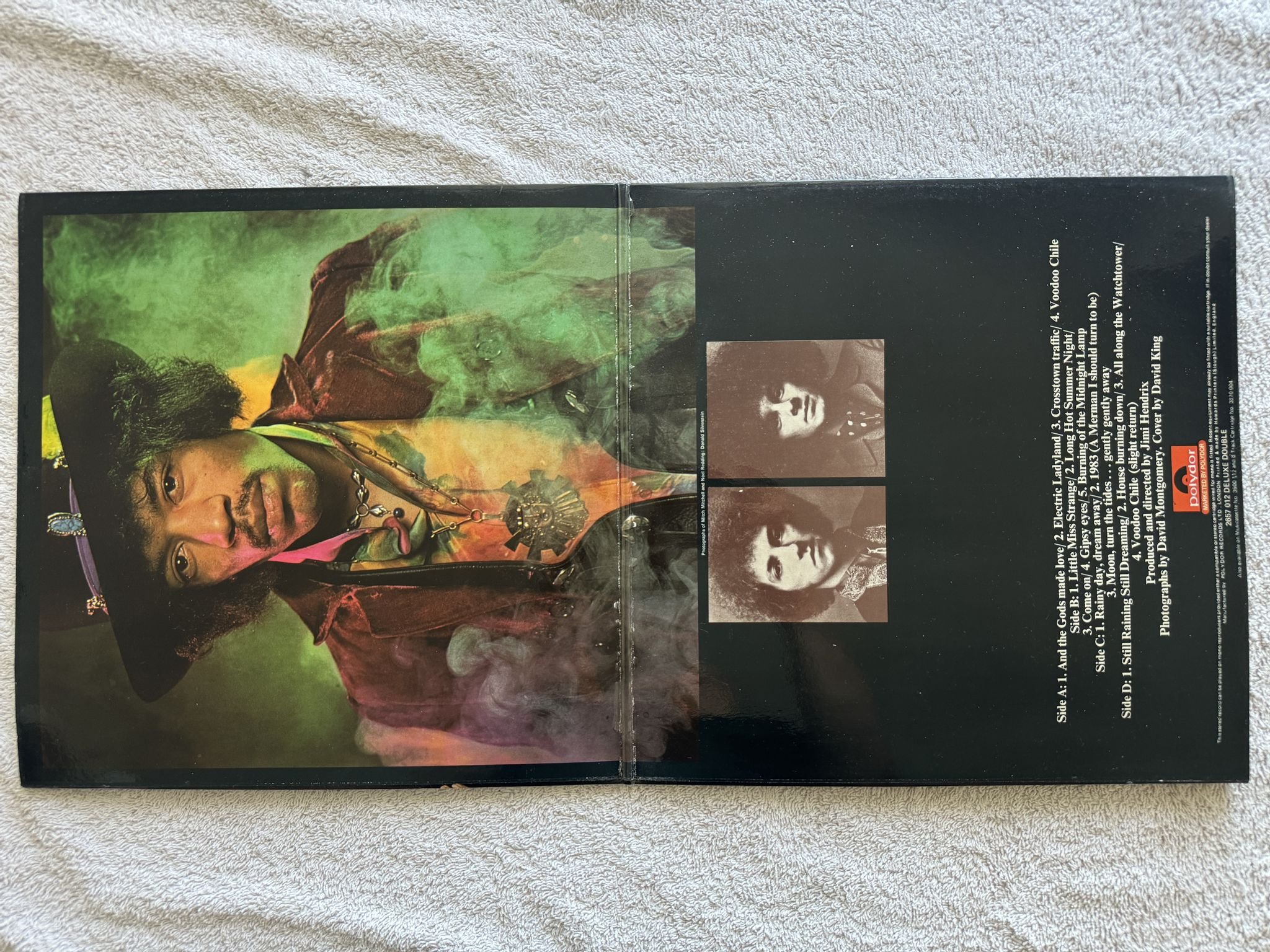 Omslagsbild för skivan JIMI HENDRIX electric ladyland 2LP re UK POLYDOR 2310269