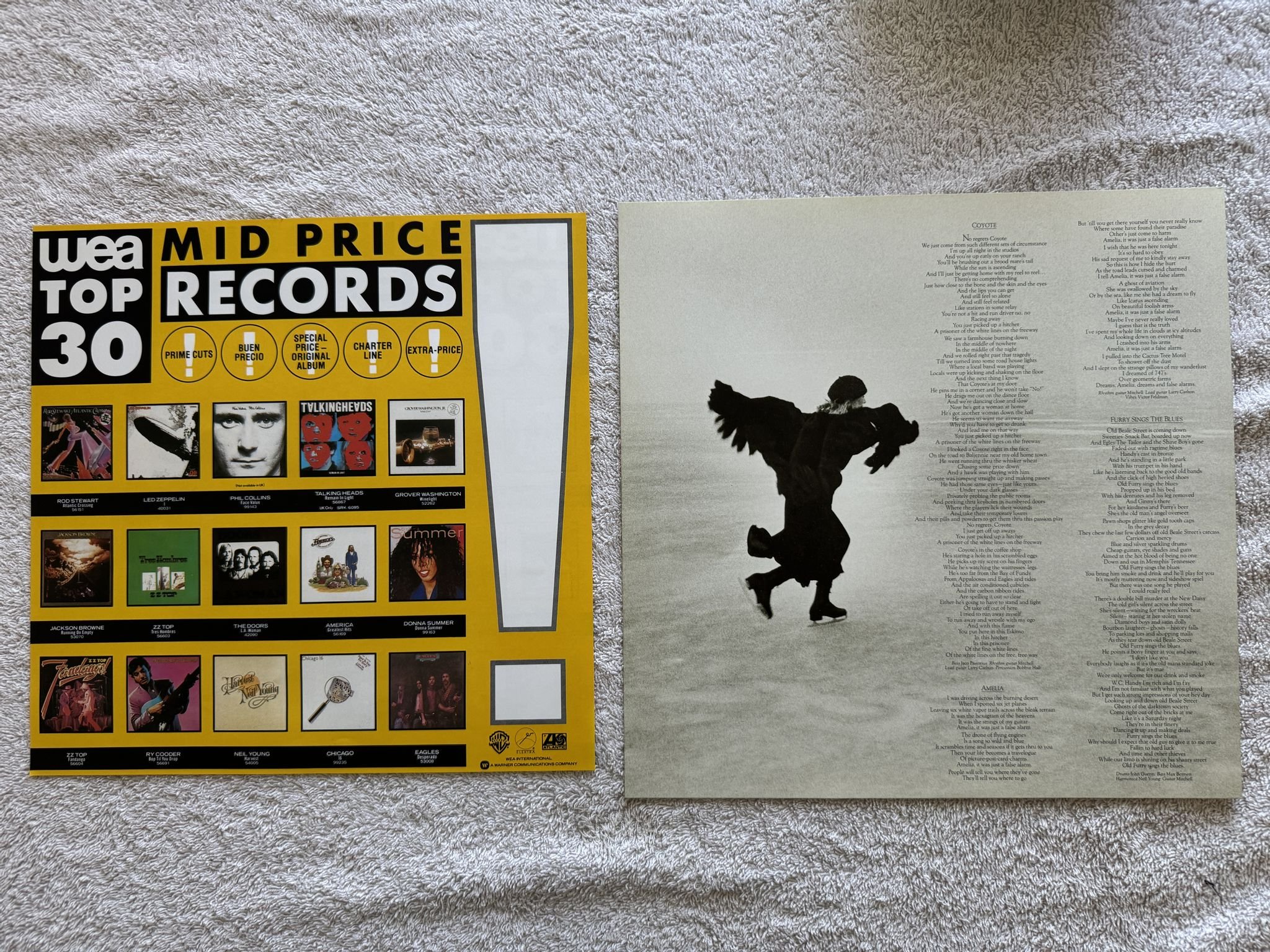 Omslagsbild för skivan JONI MITCHELL heijira LP Ger ASYLUM K 53053