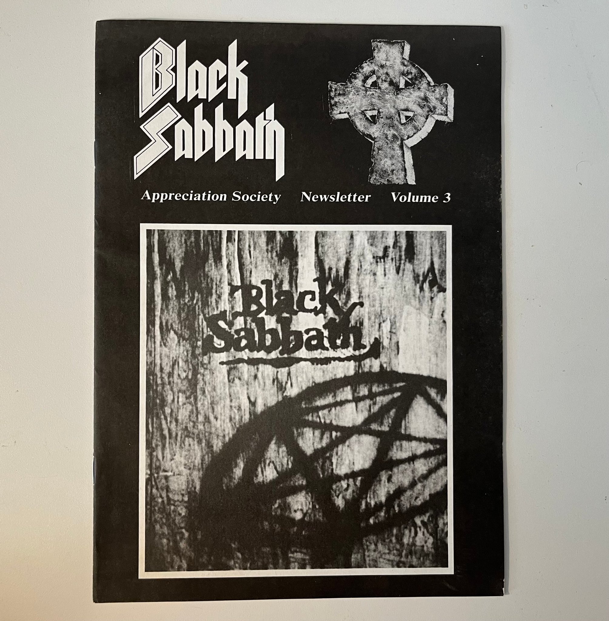 Omslagsbild för skivan Black Sabbath Appreciation Society Newsletter volume 1 - 5 ** Ozzy Osbourne **