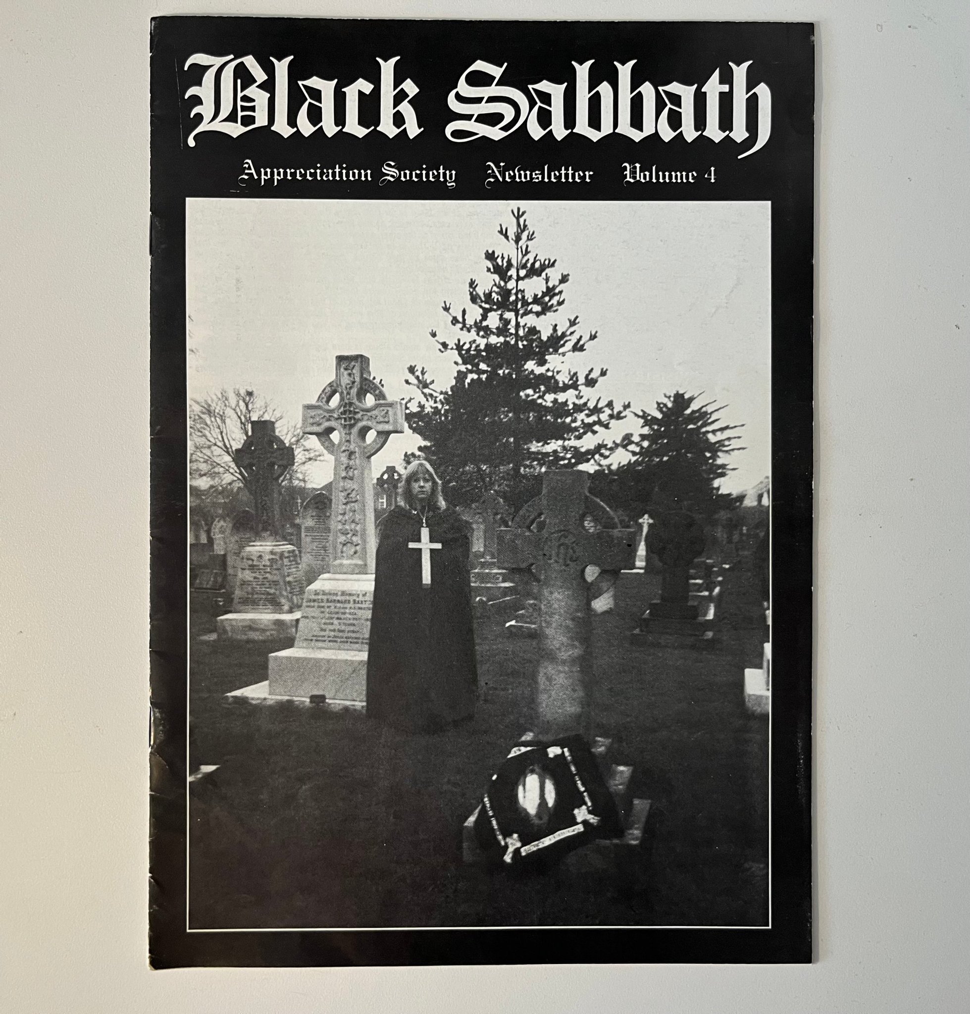 Omslagsbild för skivan Black Sabbath Appreciation Society Newsletter volume 1 - 5 ** Ozzy Osbourne **