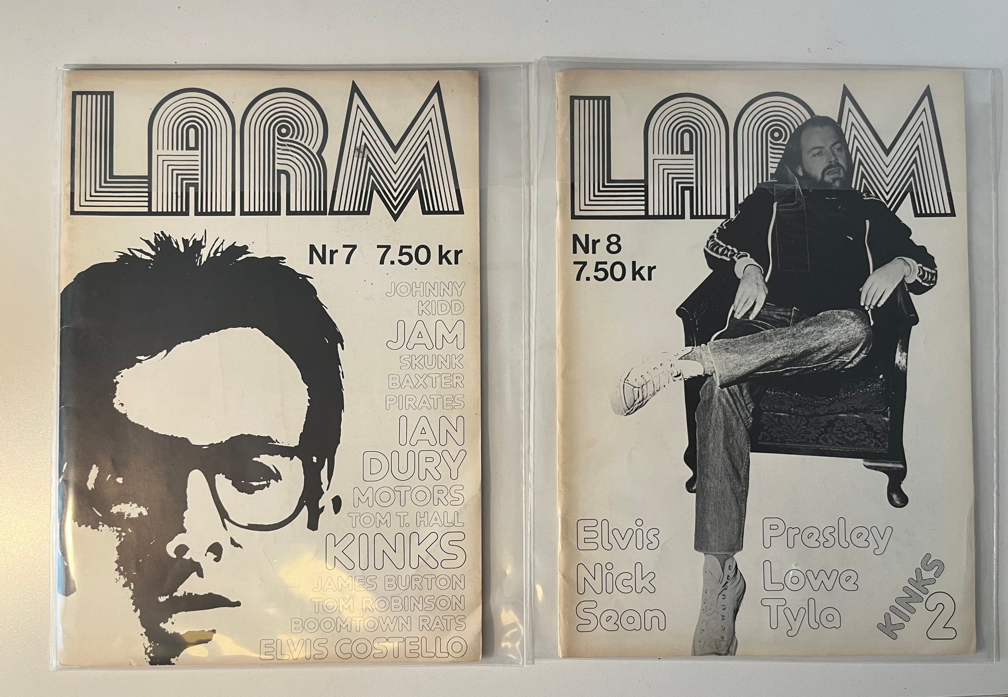 Omslagsbild för skivan LARM volym 1 - 11 *** Kultförklarad / pop magazine ***